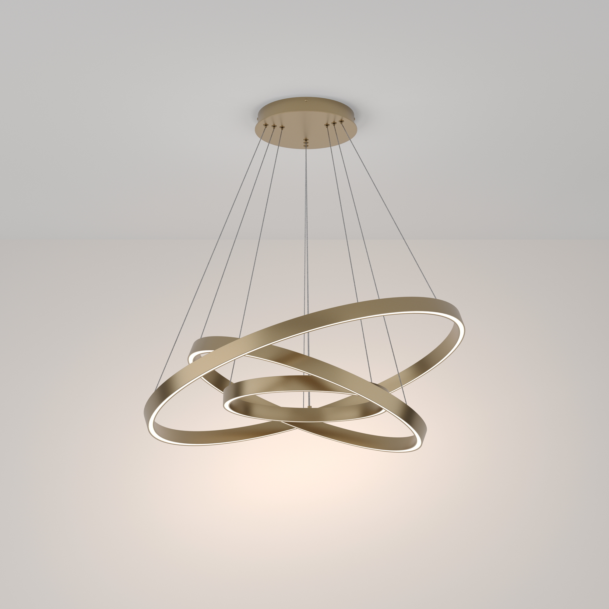 картинка Подвесной светодиодный светильник Maytoni Rim MOD058PL-L100BS4K от магазина pro-decor.kz
