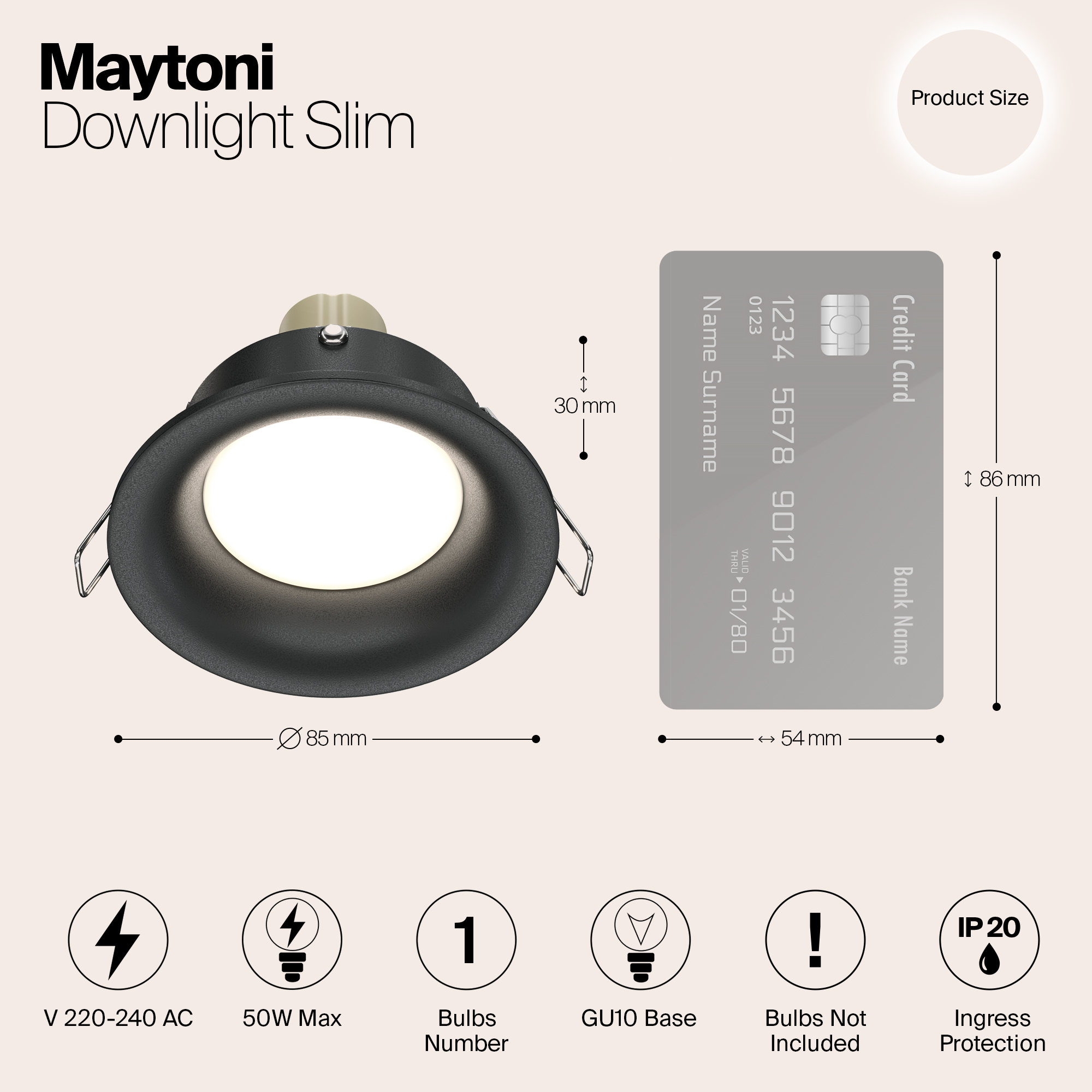 картинка Встраиваемый светильник Maytoni Slim DL027-2-01B магазин pro-decor.kz являющийся официальным дистрибьютором в Казахстане картинка Встраиваемый светильник Maytoni Slim DL027-2-01B от магазина pro-decor.kz