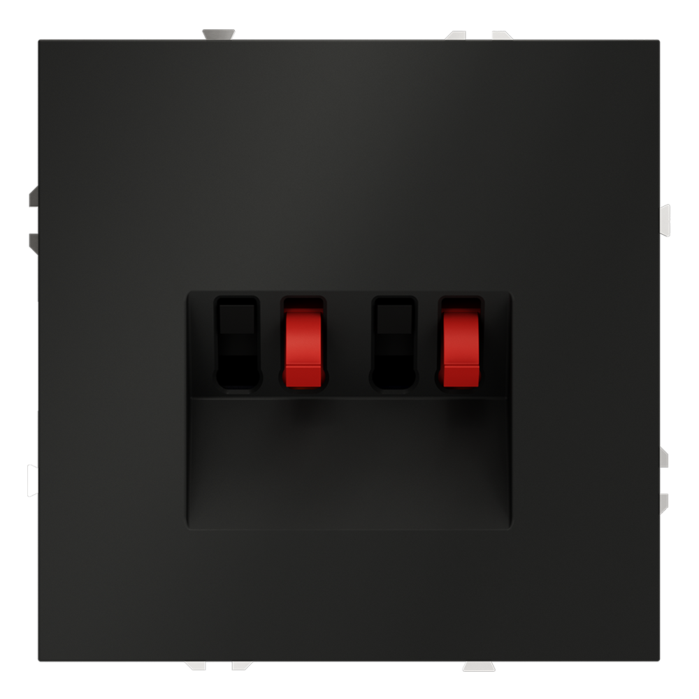 картинка Розетка акустическая встраиваемая VOLTUM S70 4-местная, (черный матовый) VLS060308 магазин pro-decor.kz являющийся официальным дистрибьютором в Казахстане картинка Розетка акустическая встраиваемая VOLTUM S70 4-местная, (черный матовый) VLS060308 от магазина pro-decor.kz