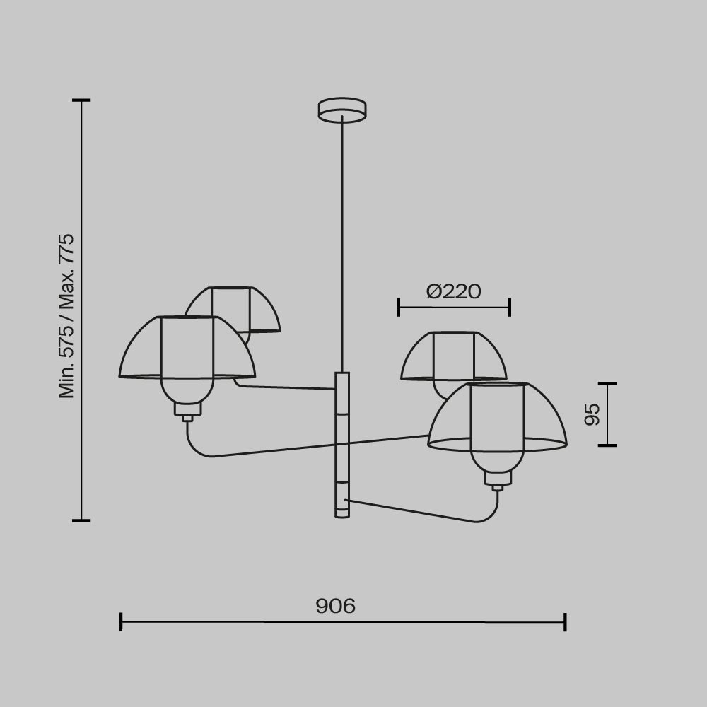 картинка Подвесной светильник Maytoni MOD177PL-04B магазин pro-decor.kz являющийся официальным дистрибьютором в Казахстане картинка Подвесной светильник Maytoni MOD177PL-04B от магазина pro-decor.kz