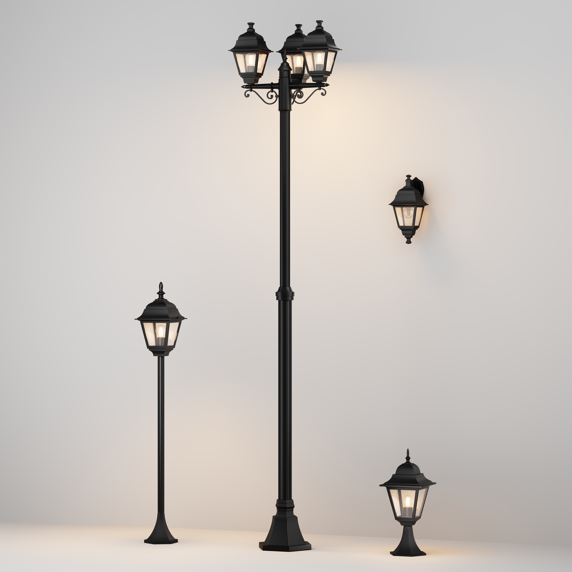 картинка Уличный настенный светильник Maytoni Abbey Road O003WL-01B от магазина pro-decor.kz