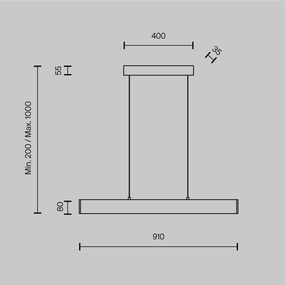 картинка Подвесной светодиодный светильник Maytoni Step P010PL-L23W от магазина pro-decor.kz