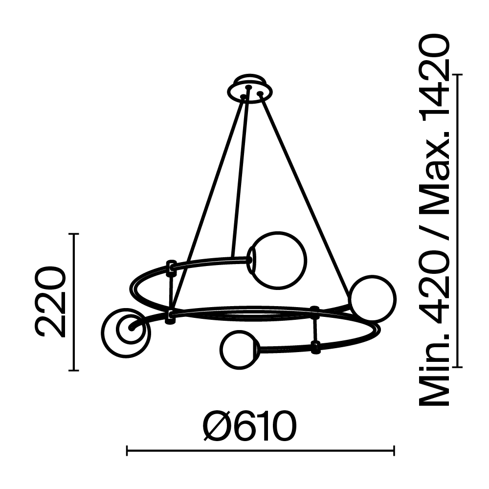 картинка Люстра Maytoni MOD317PL-04G от магазина pro-decor.kz