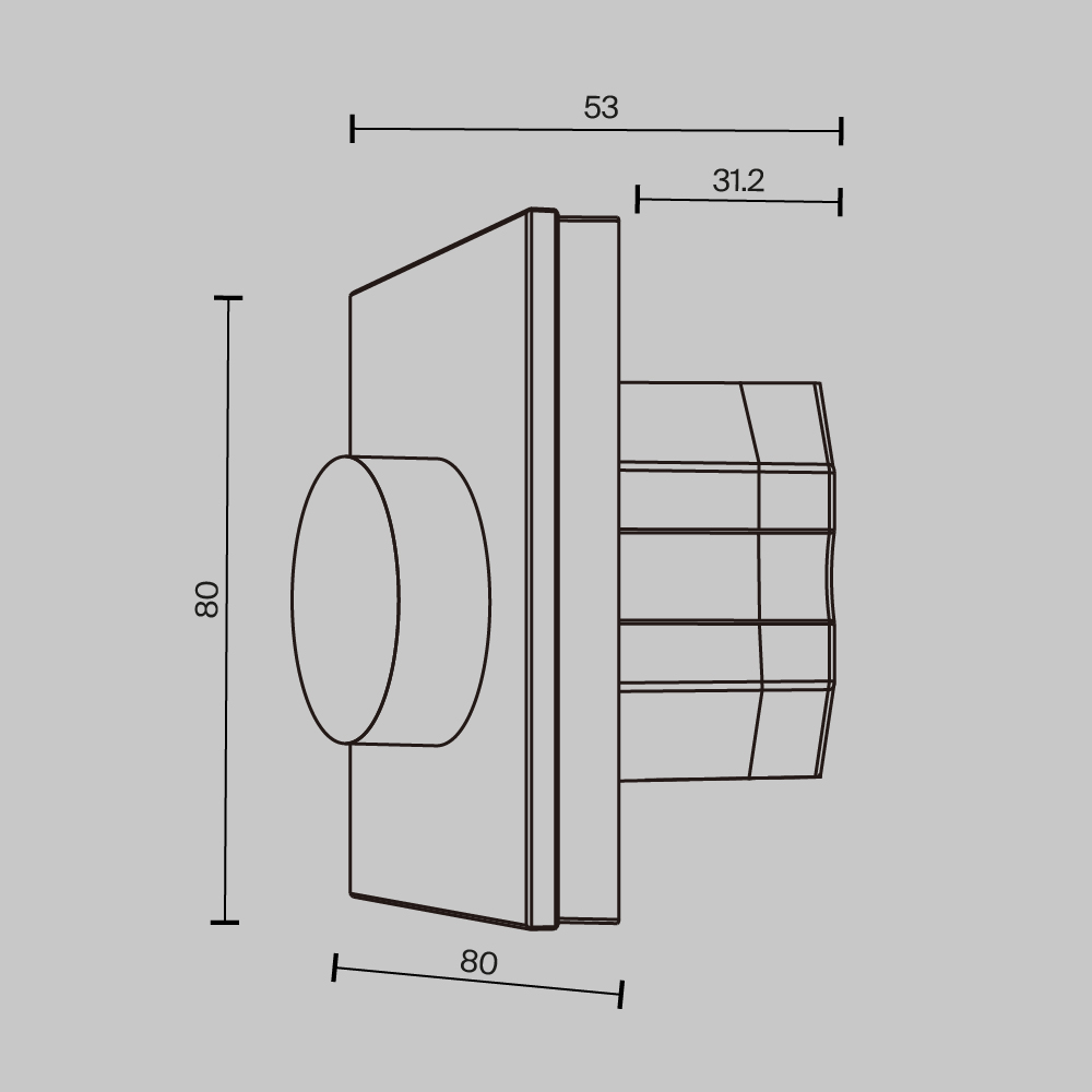 картинка Роторная панель управления Lighting control 721035 от магазина pro-decor.kz