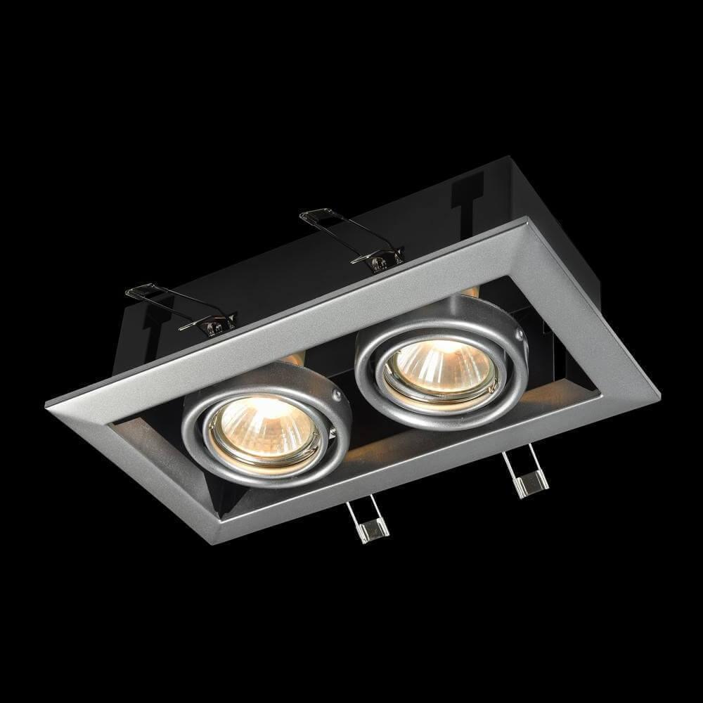 картинка Встраиваемый светильник Maytoni Metal DL008-2-02-S от магазина pro-decor.kz