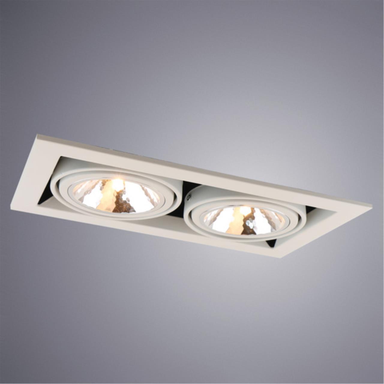 картинка Встраиваемый светильник Arte Lamp Cardani Semplice A5949PL-2WH от магазина pro-decor.kz