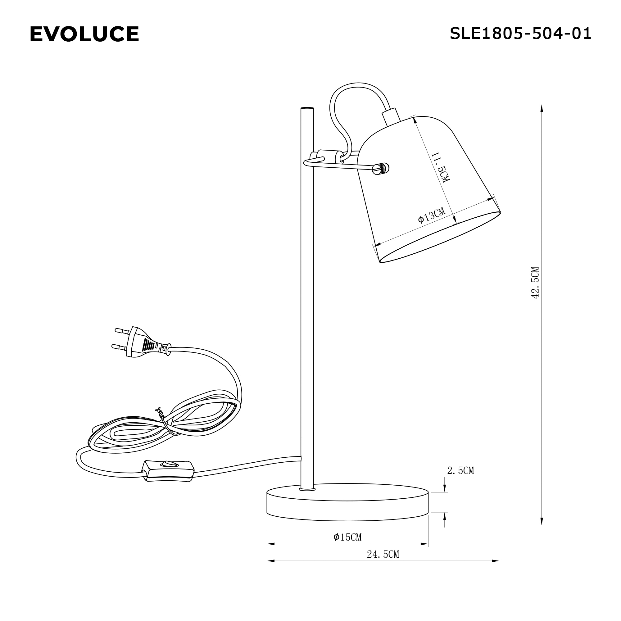 картинка Evoluce SLE1805-504-01 Прикроватная лампа Blank магазин pro-decor.kz являющийся официальным дистрибьютором в Казахстане картинка Evoluce SLE1805-504-01 Прикроватная лампа Blank от магазина pro-decor.kz