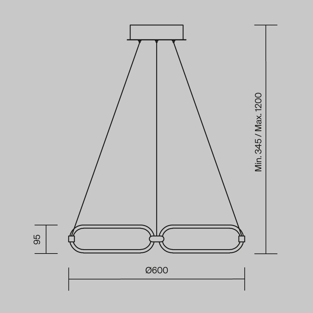картинка Подвесной светодиодный светильник Maytoni Chain MOD017PL-L50MG магазин pro-decor.kz являющийся официальным дистрибьютором в Казахстане картинка Подвесной светодиодный светильник Maytoni Chain MOD017PL-L50MG от магазина pro-decor.kz