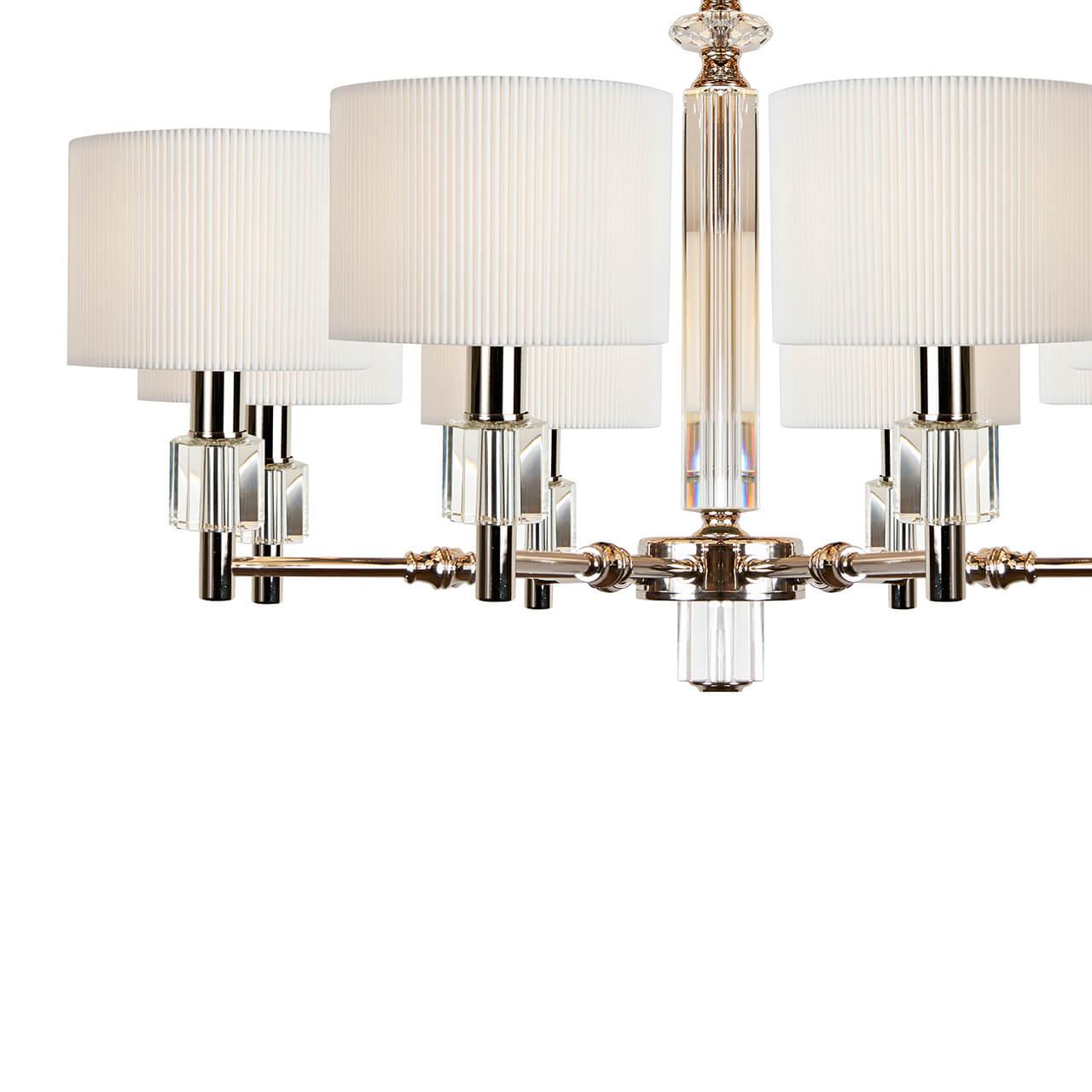 картинка Подвесная люстра iLamp Alexa P2404-8 Nickel от магазина pro-decor.kz