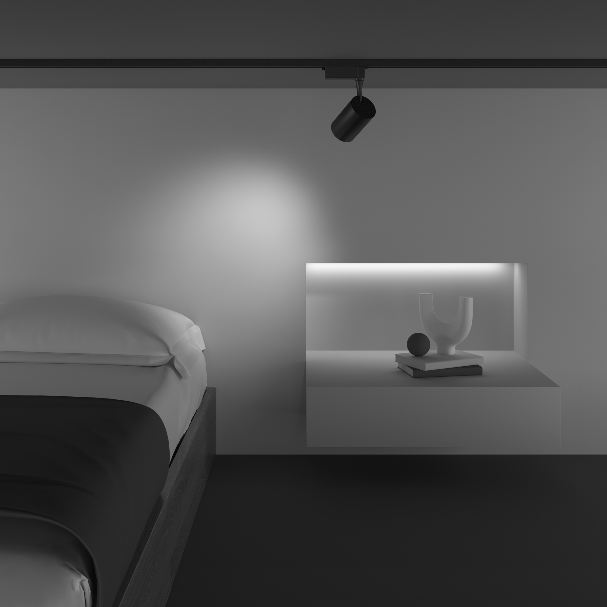 картинка Трековый светильник Technical TR003-1-10W4K-M-B Vuoro от магазина pro-decor.kz