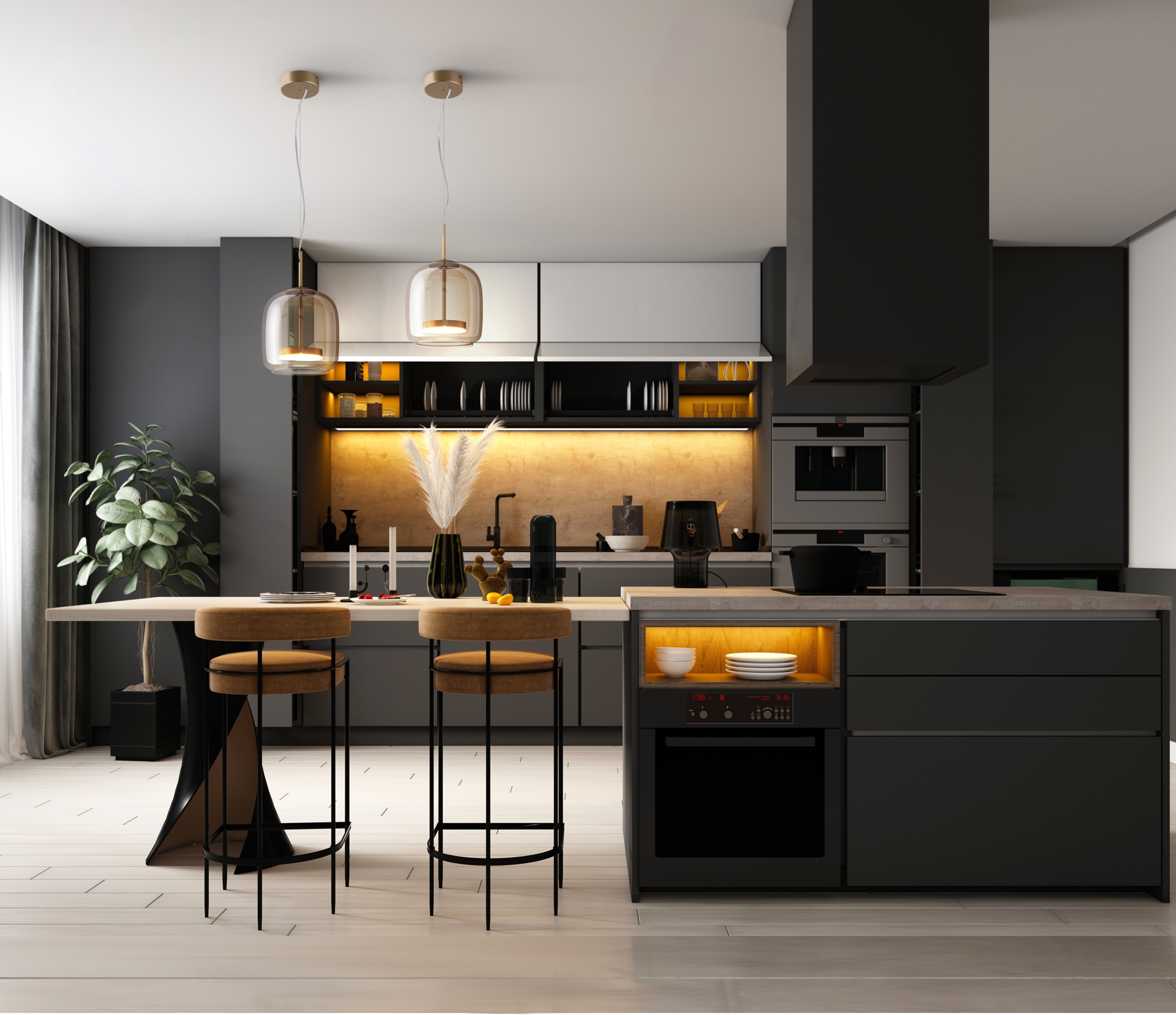 картинка Подвесной светильник Maytoni MOD128PL-L6AM от магазина pro-decor.kz