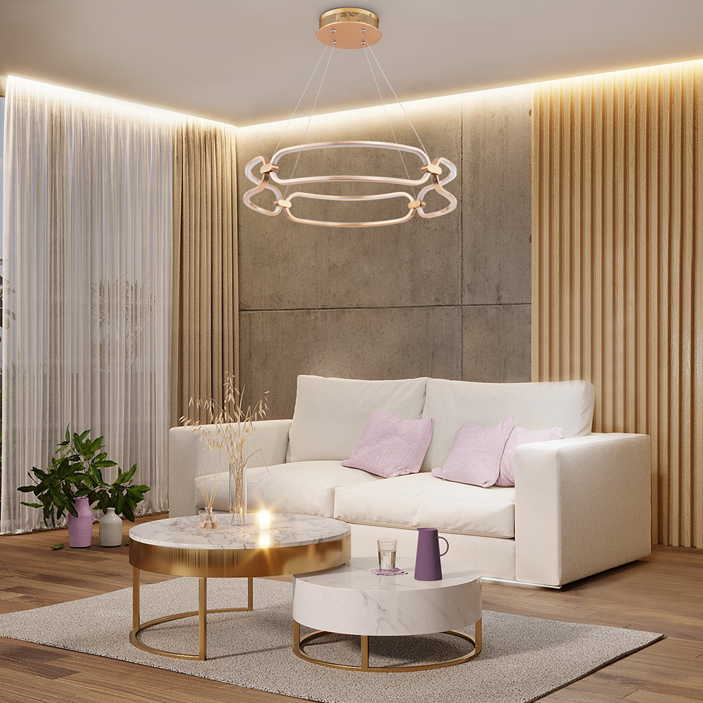 картинка Подвесной светодиодный светильник Maytoni Chain MOD017PL-L50MG от магазина pro-decor.kz