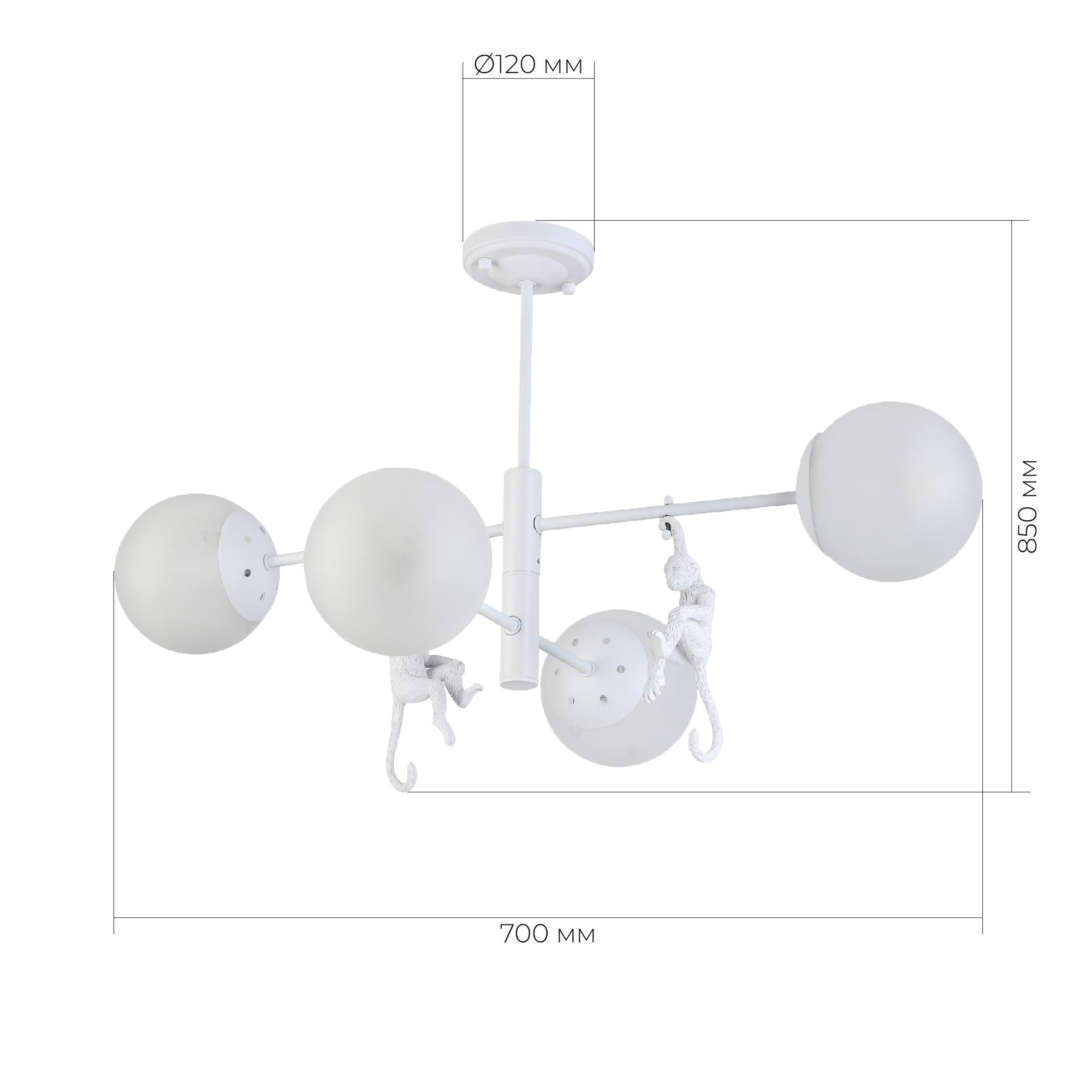 картинка Подвесная люстра Evoluce Tenato SLE115102-04 от магазина pro-decor.kz
