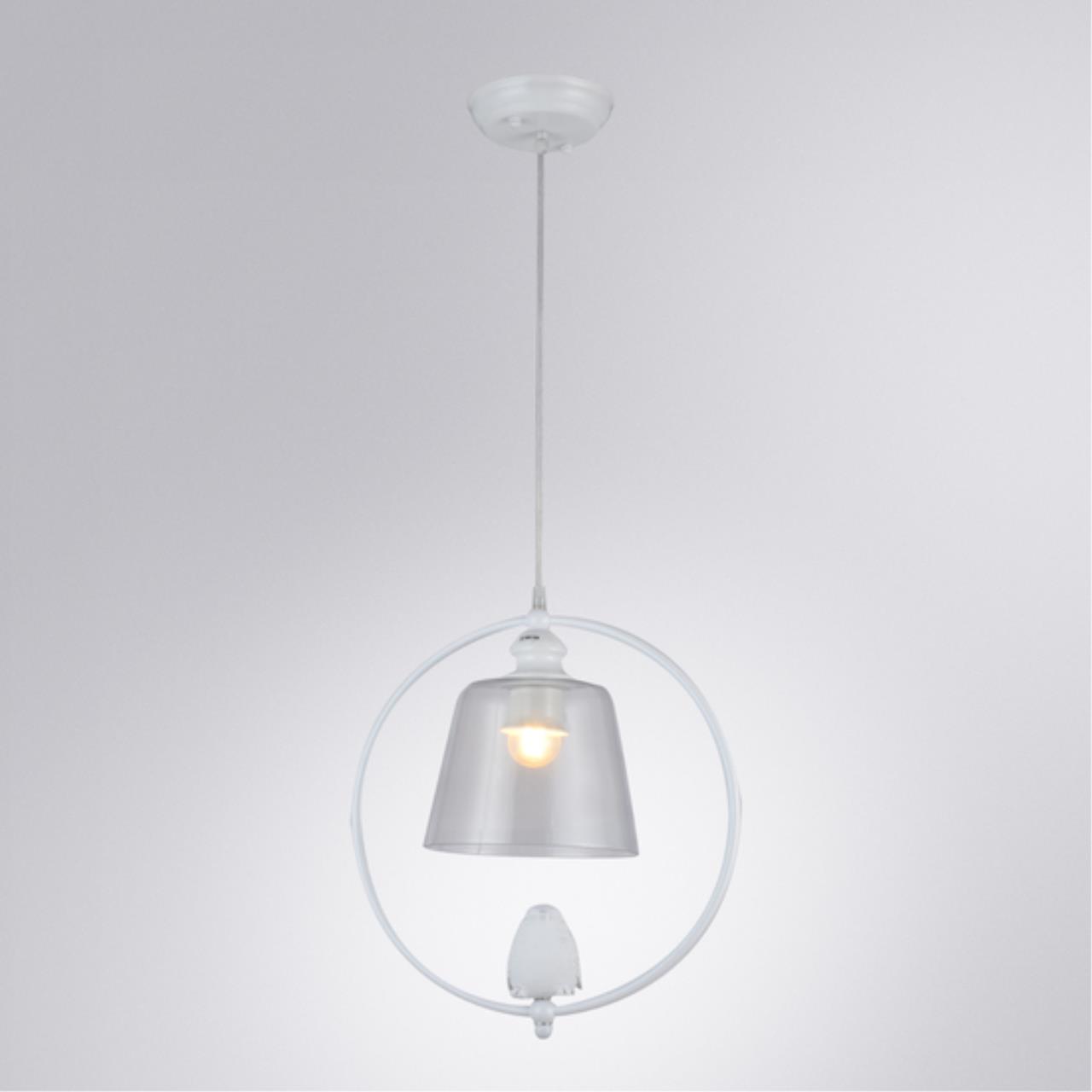 картинка Подвесной светильник Arte Lamp Passero A4289SP-1WH магазин pro-decor.kz являющийся официальным дистрибьютором в Казахстане картинка Подвесной светильник Arte Lamp Passero A4289SP-1WH от магазина pro-decor.kz