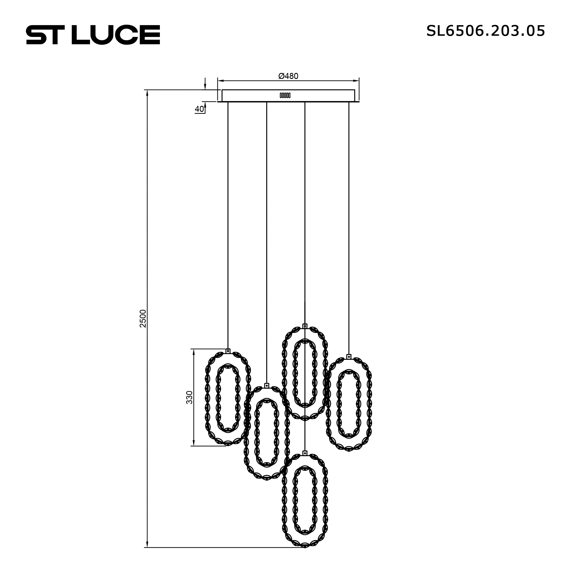 картинка SL6506.203.05 Светильник подвесной ST-Luce магазин pro-decor.kz являющийся официальным дистрибьютором в Казахстане картинка SL6506.203.05 Светильник подвесной ST-Luce от магазина pro-decor.kz