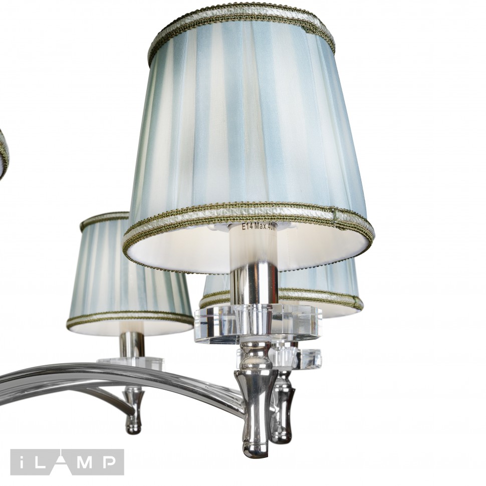 картинка Подвесная люстра iLamp Olivia 82336/8 CR от магазина pro-decor.kz