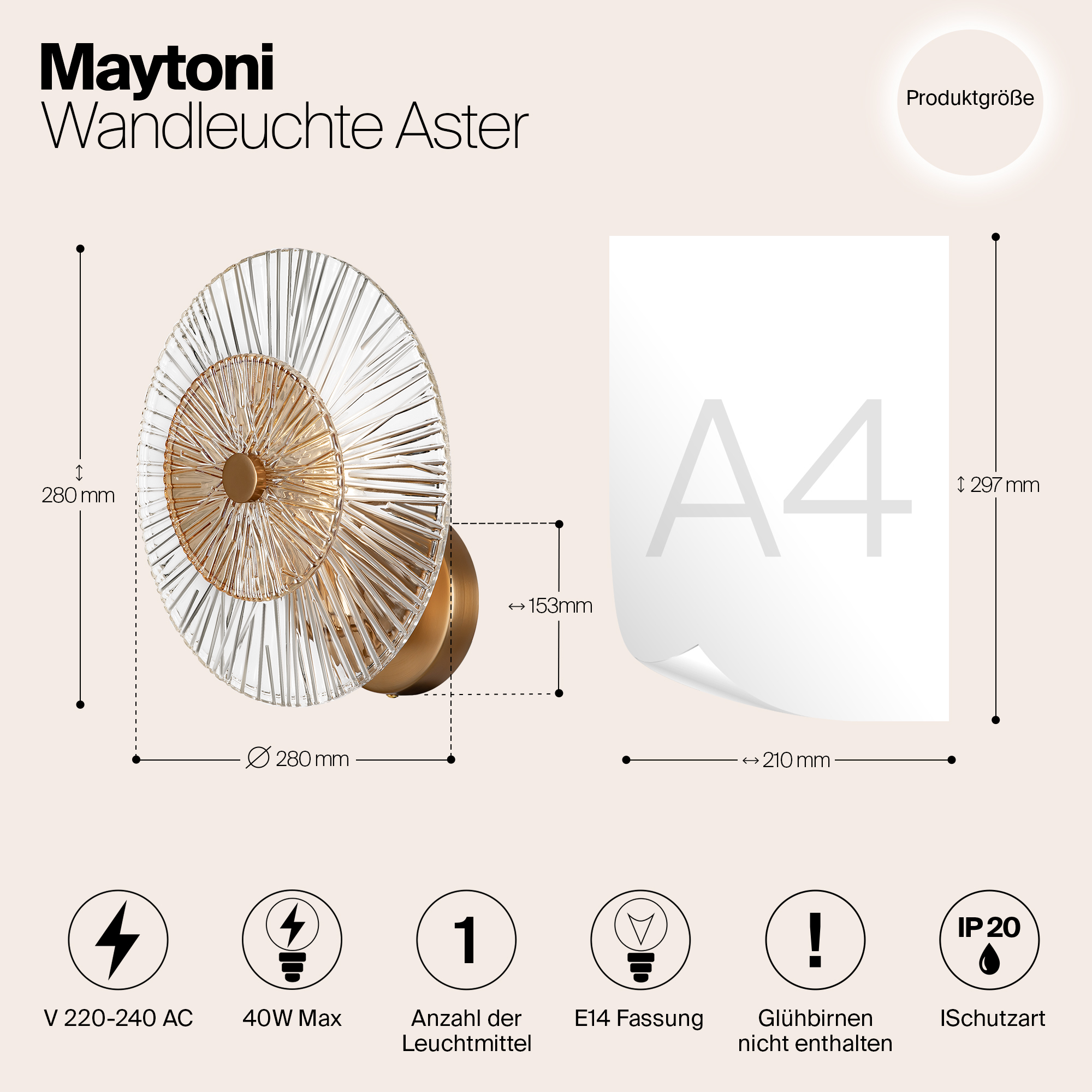 картинка Бра Maytoni MOD007WL-01G магазин pro-decor.kz являющийся официальным дистрибьютором в Казахстане картинка Бра Maytoni MOD007WL-01G от магазина pro-decor.kz