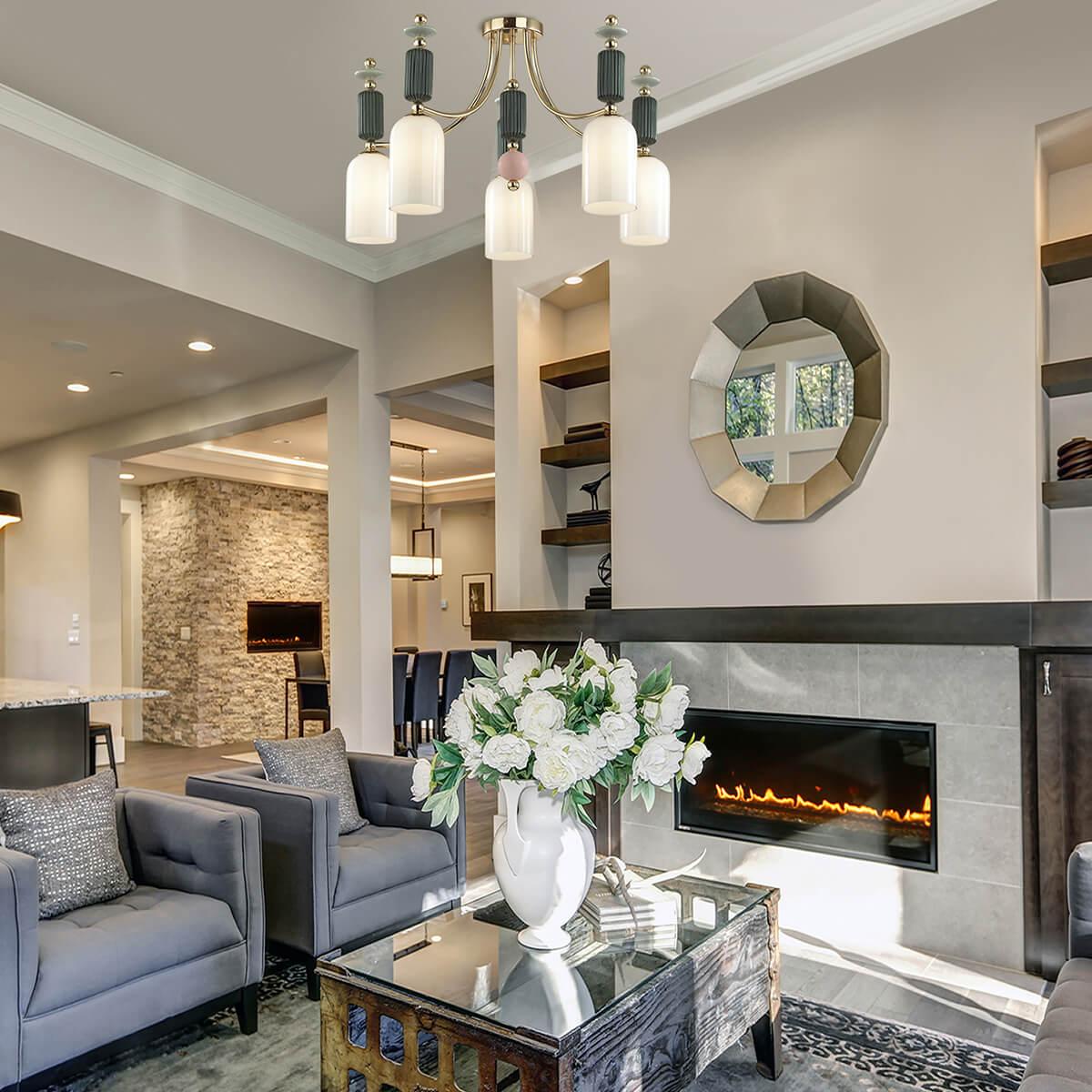 картинка Потолочная люстра Odeon Light Classic Candy 4861/5C магазин pro-decor.kz являющийся официальным дистрибьютором в Казахстане картинка Потолочная люстра Odeon Light Classic Candy 4861/5C от магазина pro-decor.kz