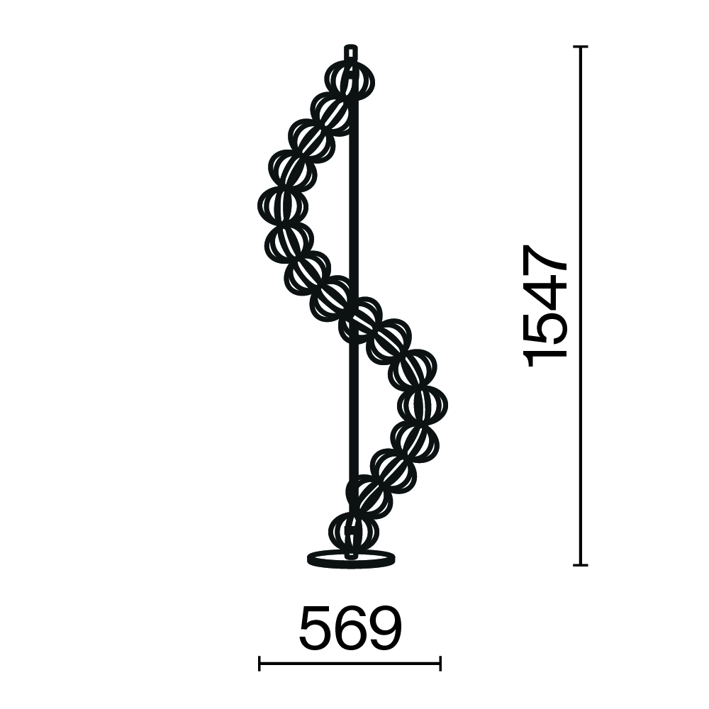 картинка Напольный светильник (торшер) Maytoni MOD216FL-L38G3K от магазина pro-decor.kz