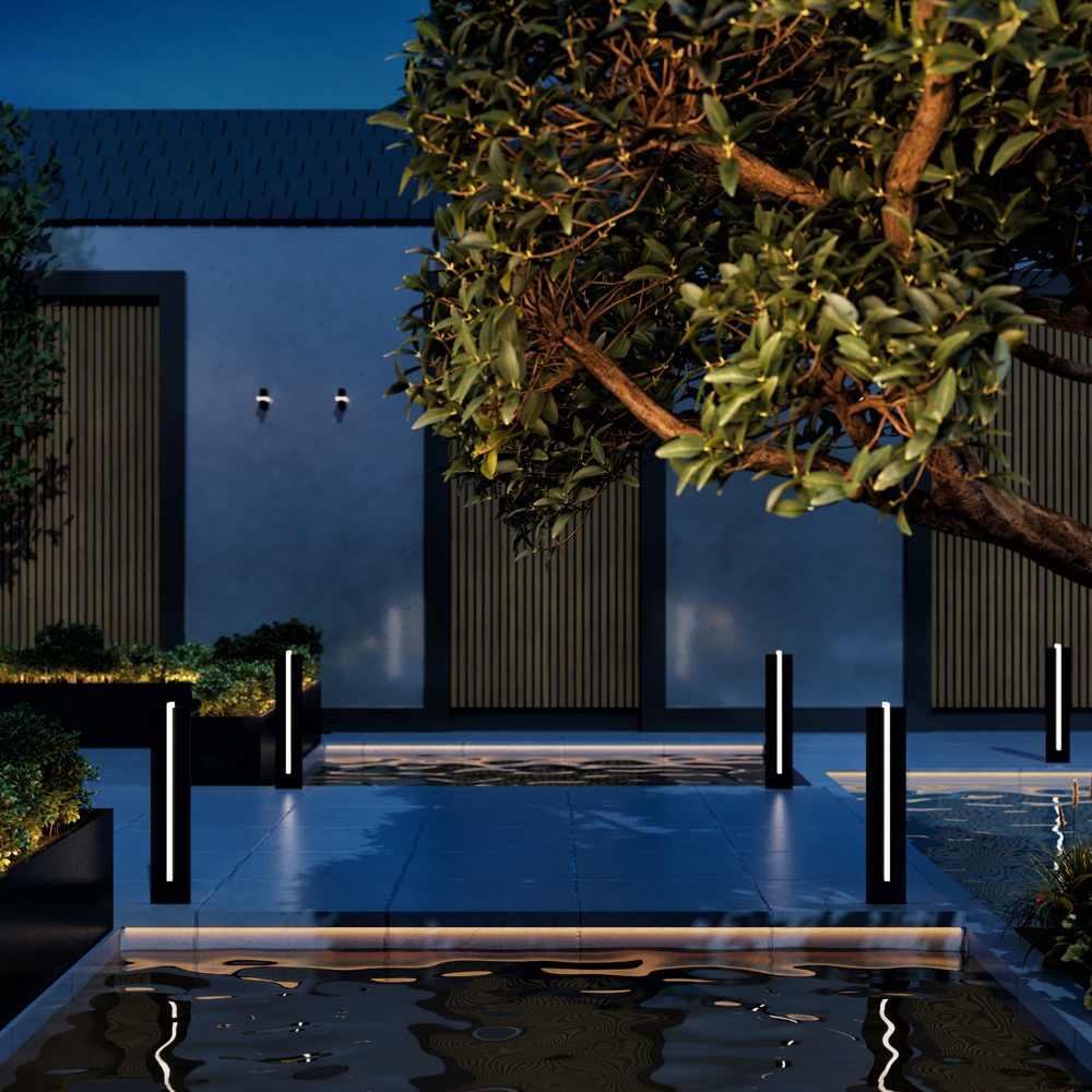 картинка Ландшафтный светильник Outdoor O484FL-L15GF3K Line от магазина pro-decor.kz