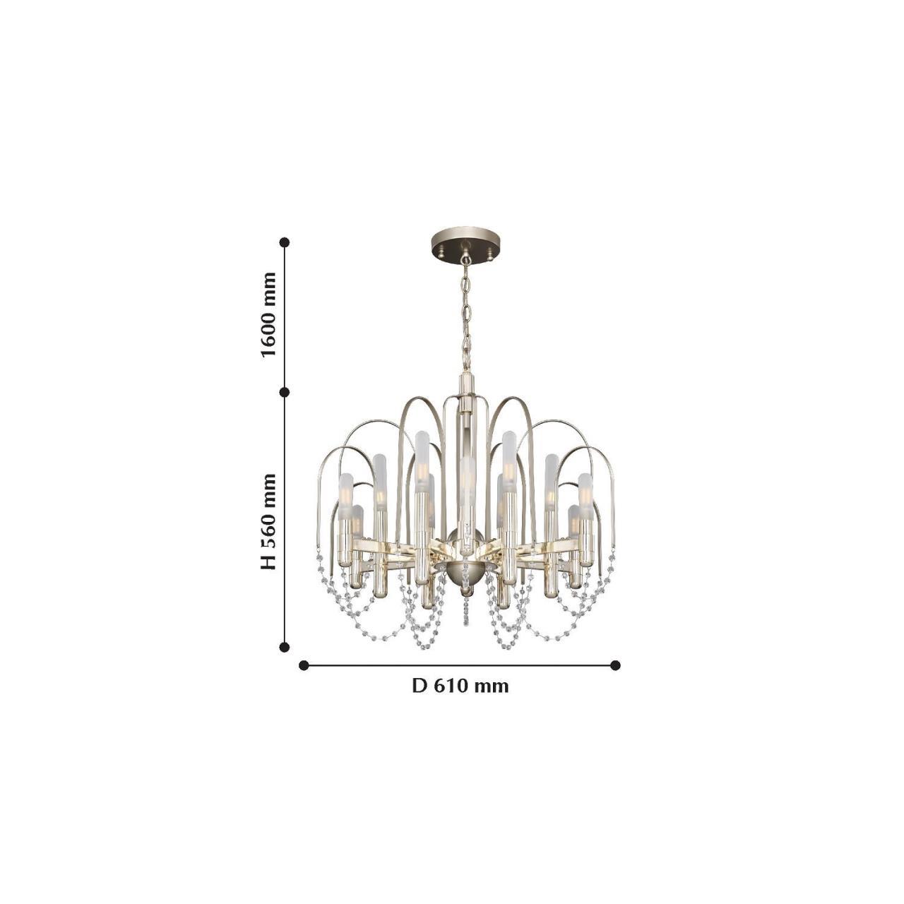 картинка Подвесная люстра Favourite La Salute 2308-12P от магазина pro-decor.kz