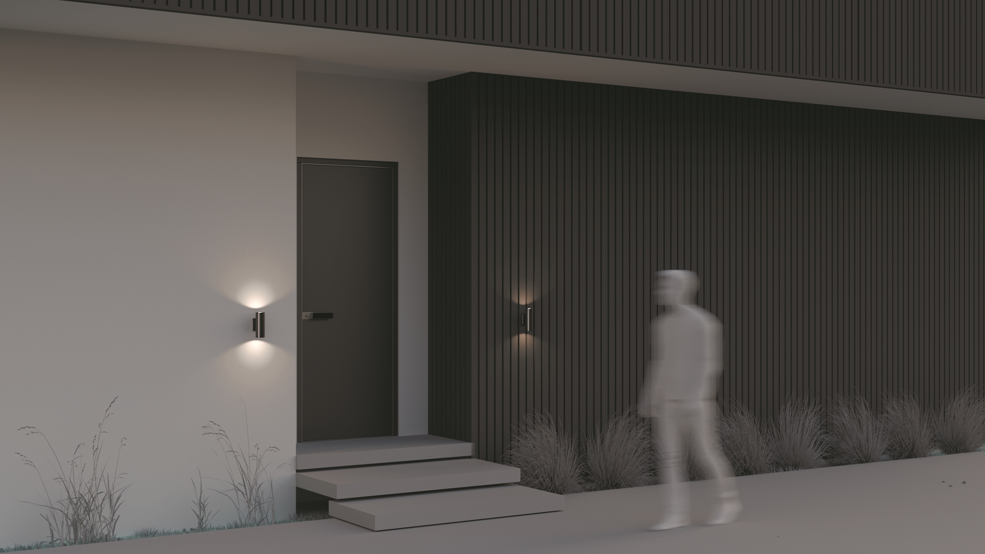 картинка Уличный настенный светильник Maytoni Bowery O574WL-02B от магазина pro-decor.kz