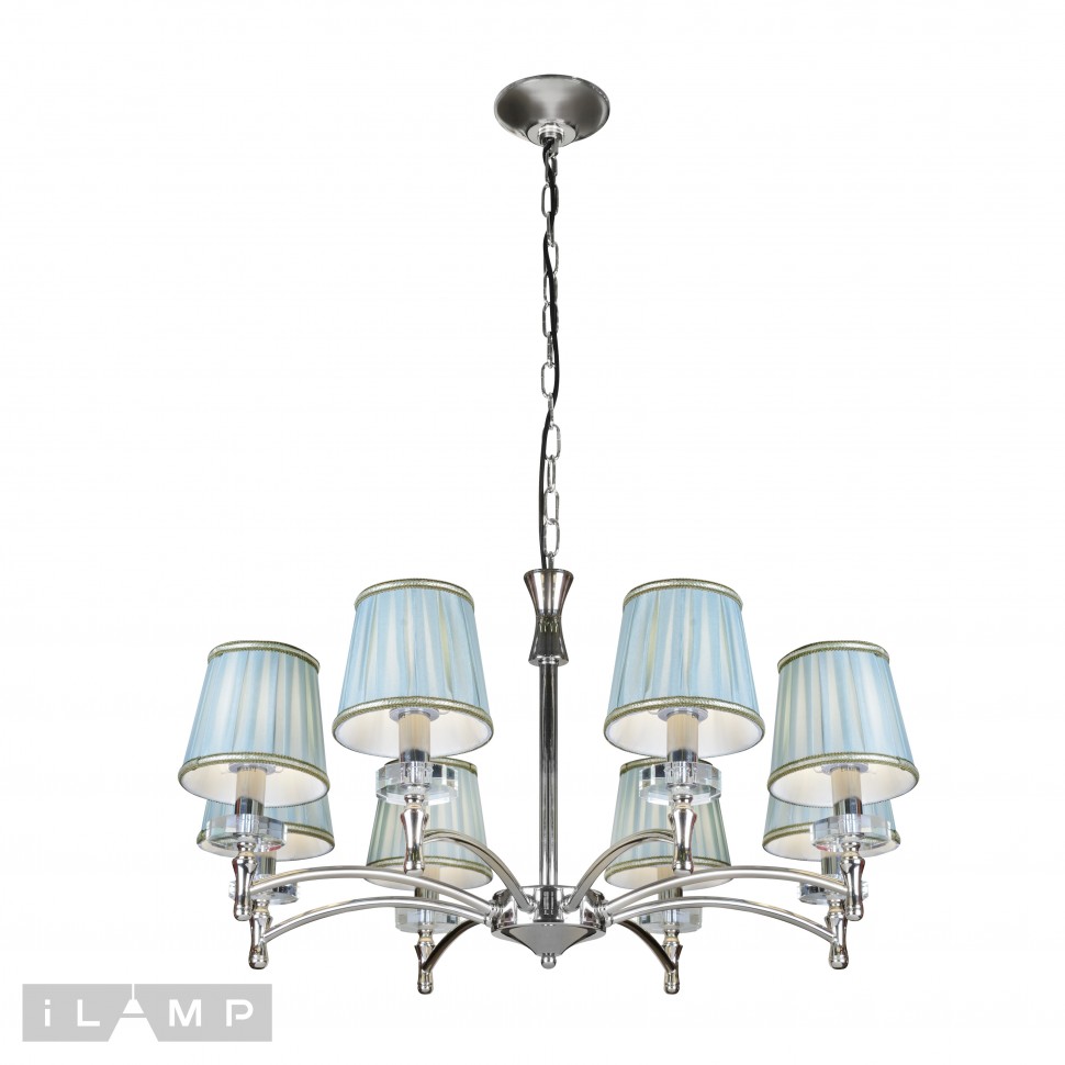 картинка Подвесная люстра iLamp Olivia 82336/8 CR от магазина pro-decor.kz