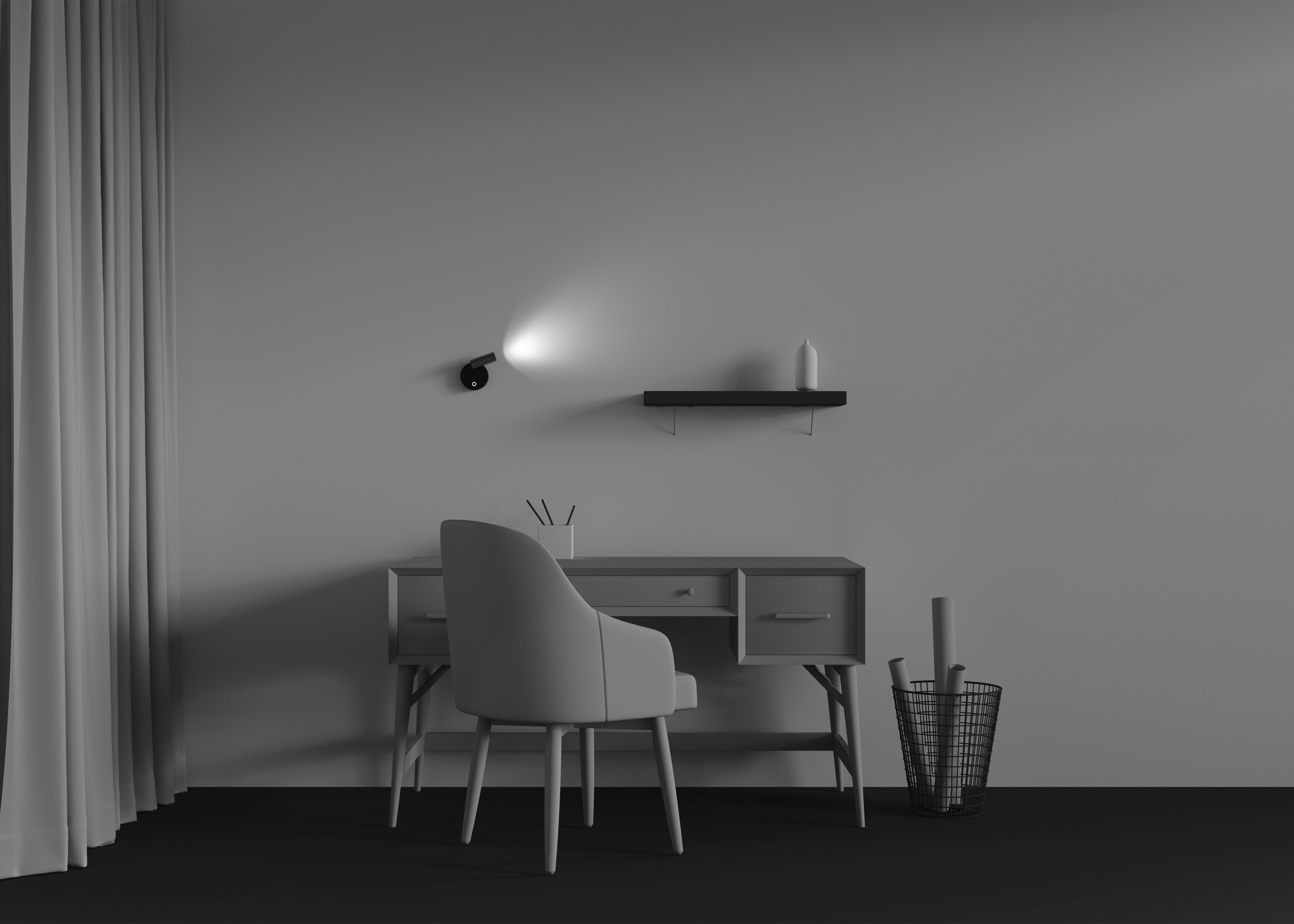 картинка Настенный светильник (бра) Technical C081WL-L3BBS3K от магазина pro-decor.kz