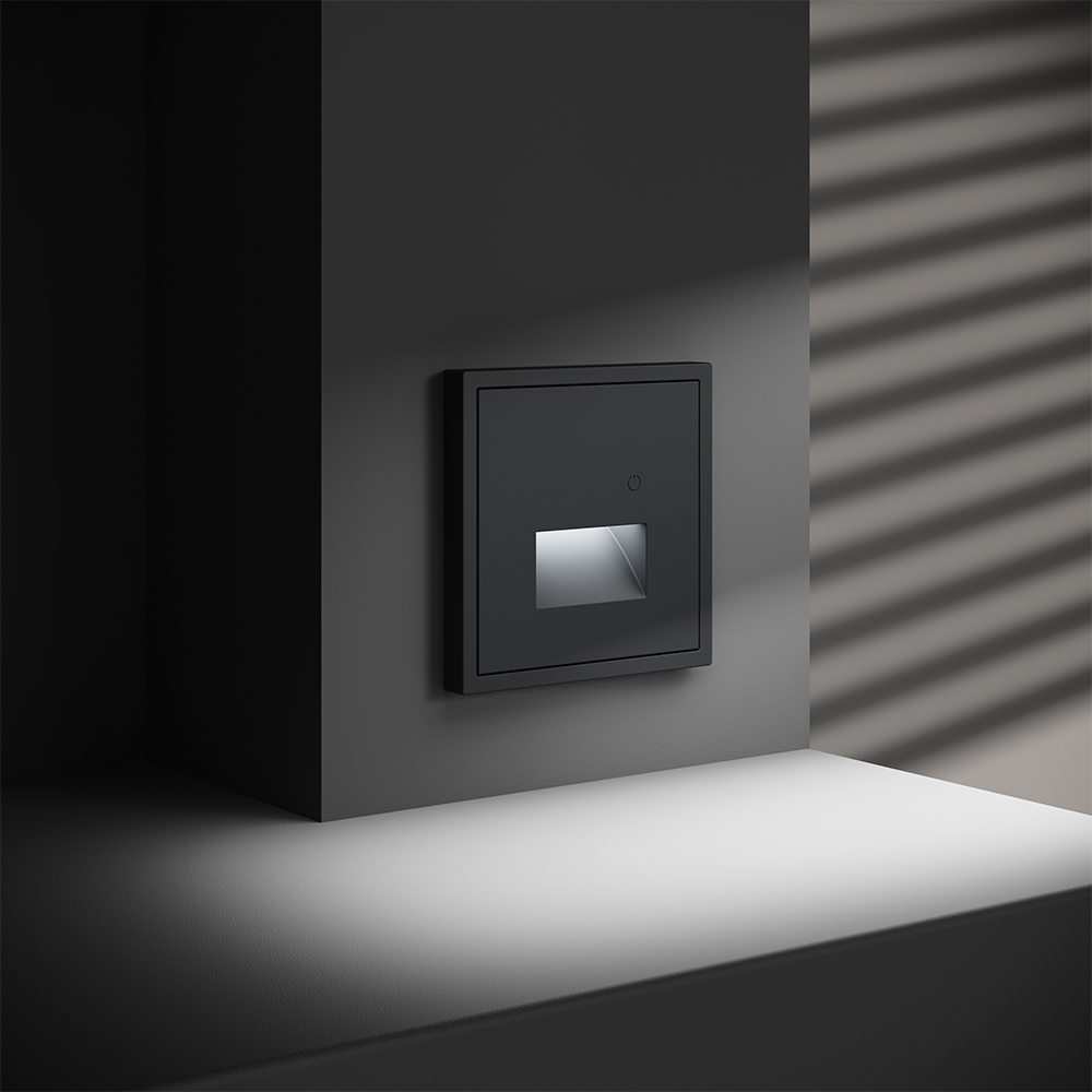 картинка Подсветка светодиодная встраиваемая VOLTUM S70 с датчиком, (графит) VLS070707 от магазина pro-decor.kz