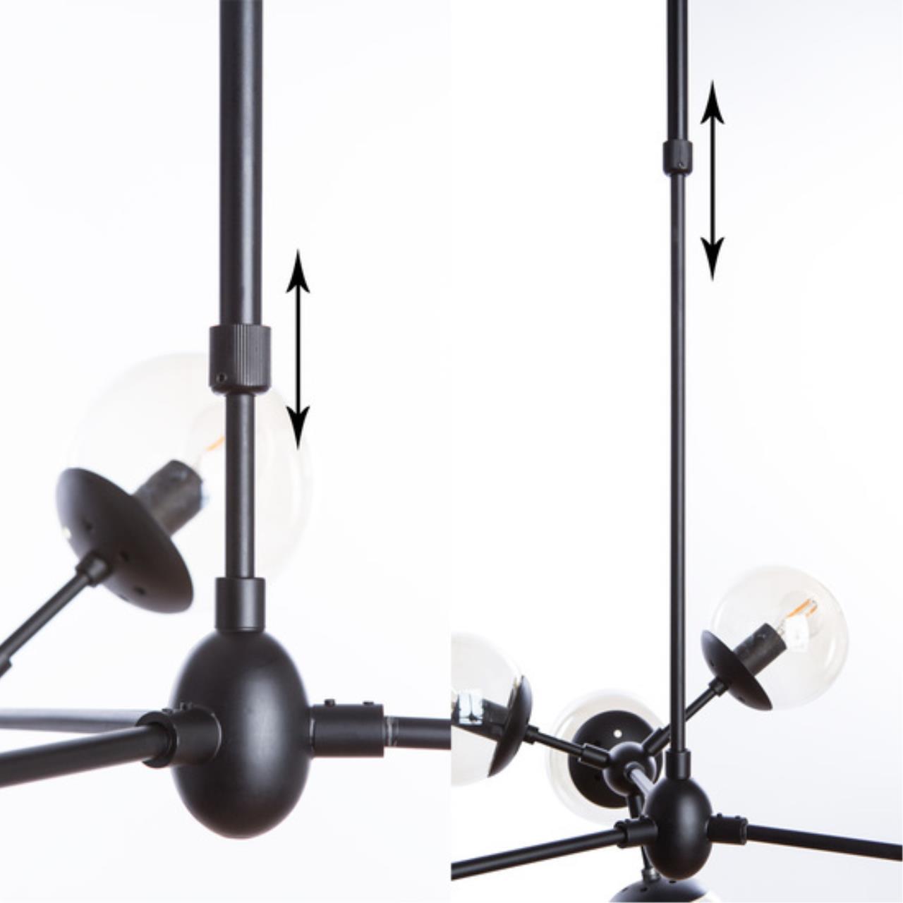 картинка Подвесная люстра Arte Lamp BOLLA A1664SP-12BK от магазина pro-decor.kz