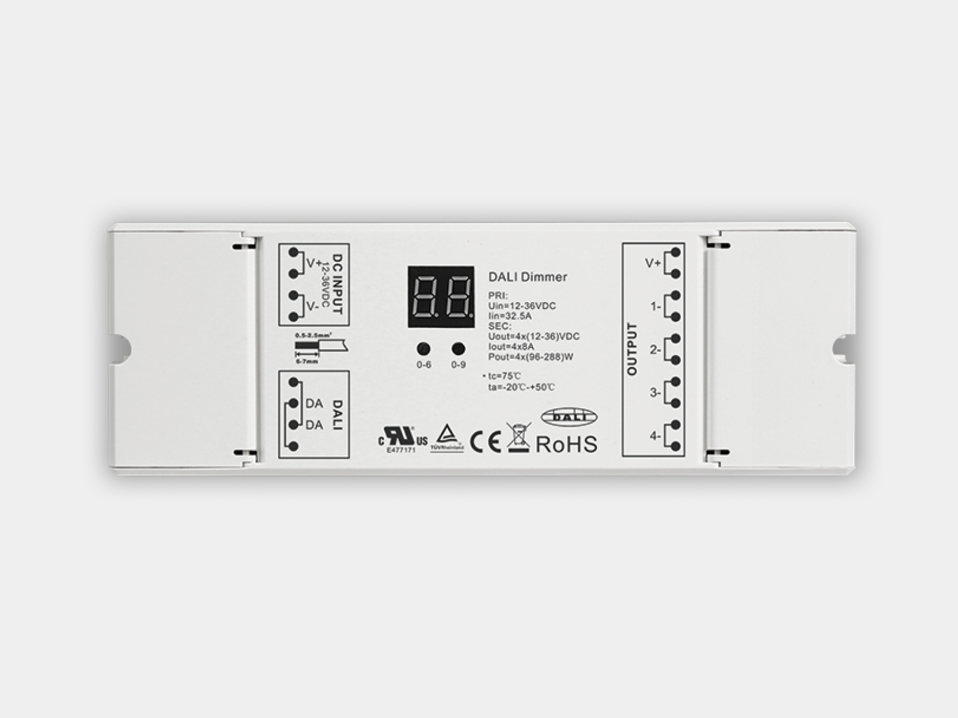 картинка DALI-DT6-ST4 Dali диммер универсальный для лент 4х8А от магазина pro-decor.kz