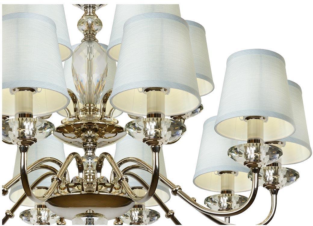 картинка Подвесная люстра iLamp Dolce Vita P2345-10+5 Nic от магазина pro-decor.kz
