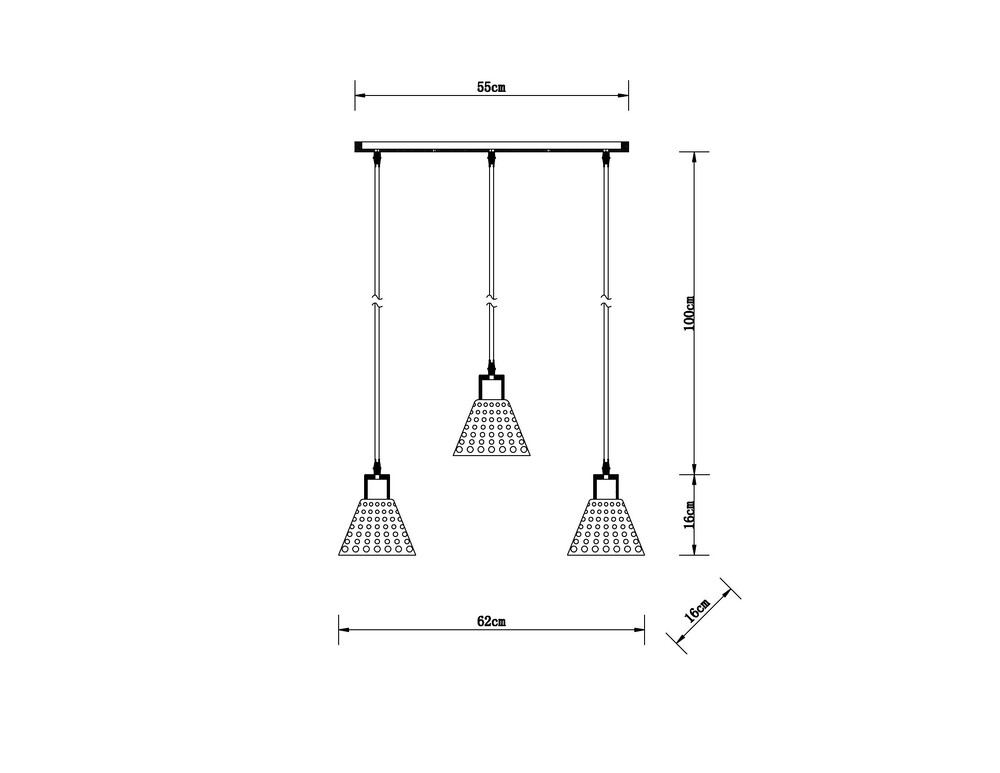 картинка Люстра Arte Lamp LANCASTER A5891SP-3BK от магазина pro-decor.kz