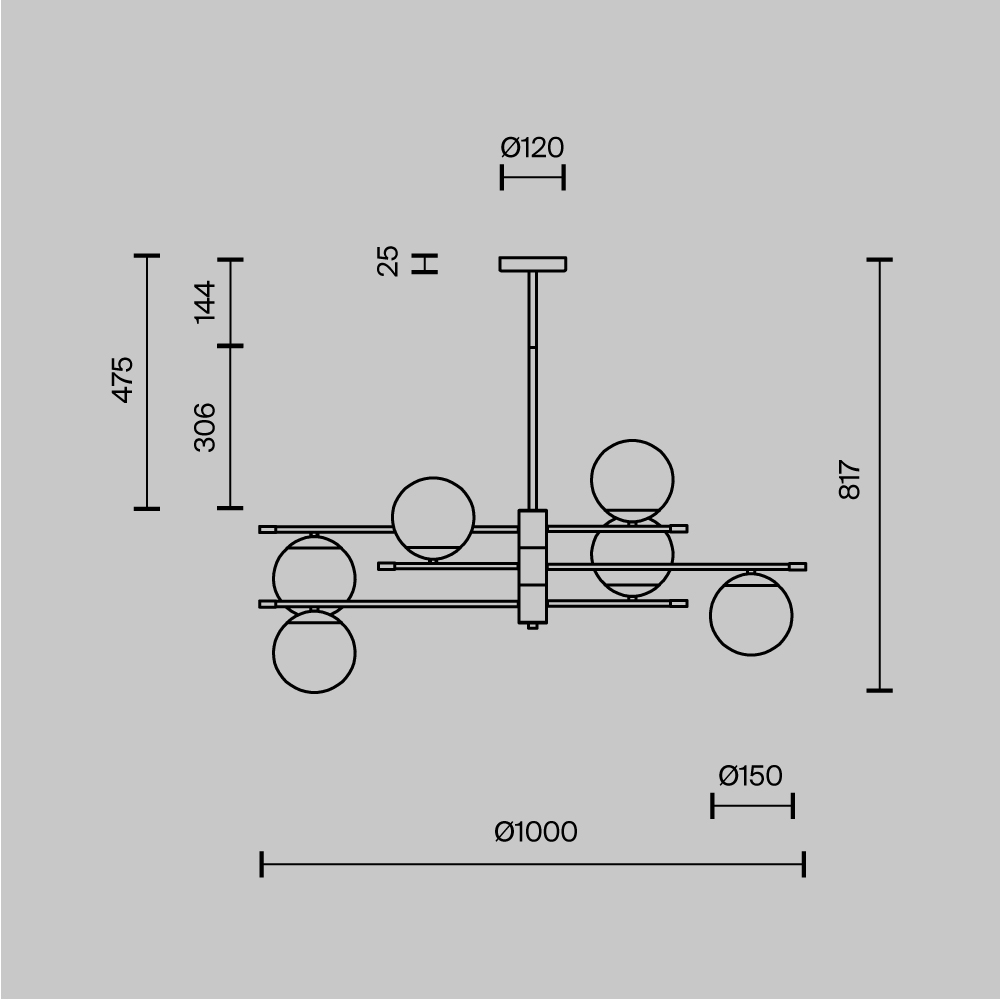 картинка Подвесной светильник Maytoni Nostalgia MOD048PL-06G магазин pro-decor.kz являющийся официальным дистрибьютором в Казахстане картинка Подвесной светильник Maytoni Nostalgia MOD048PL-06G от магазина pro-decor.kz