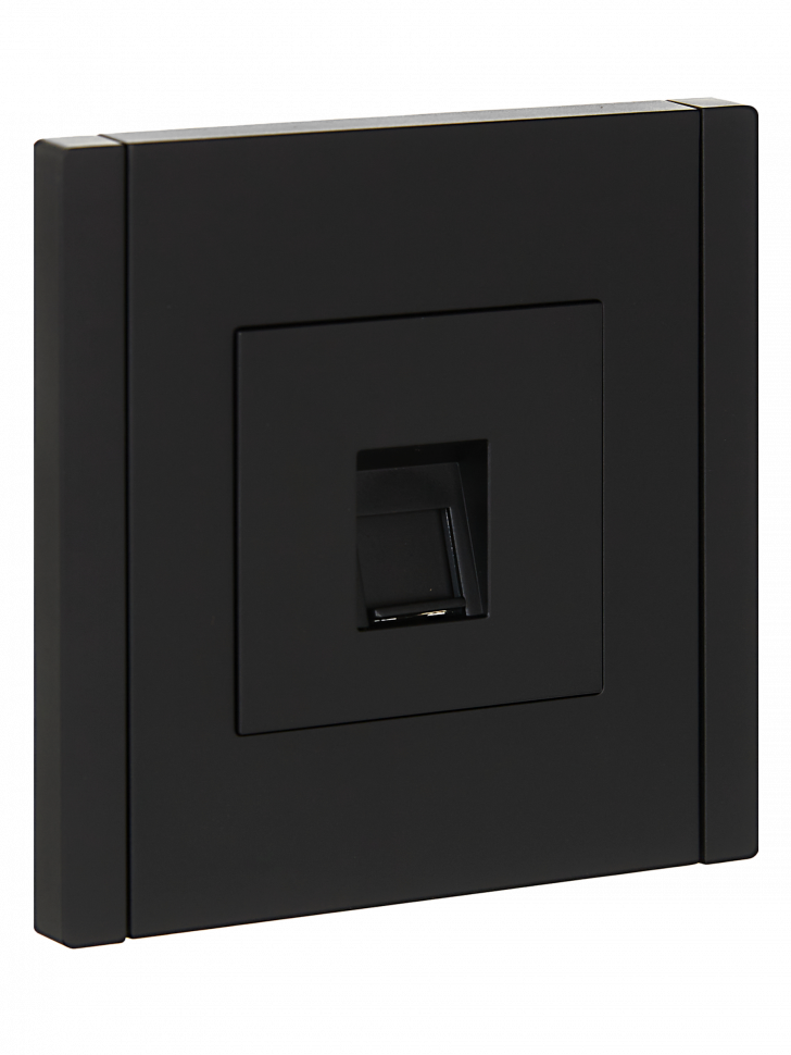 картинка FORTE&PIANO Роз. комп. RJ45 кат.5E FP132 чер. IEK от магазина pro-decor.kz