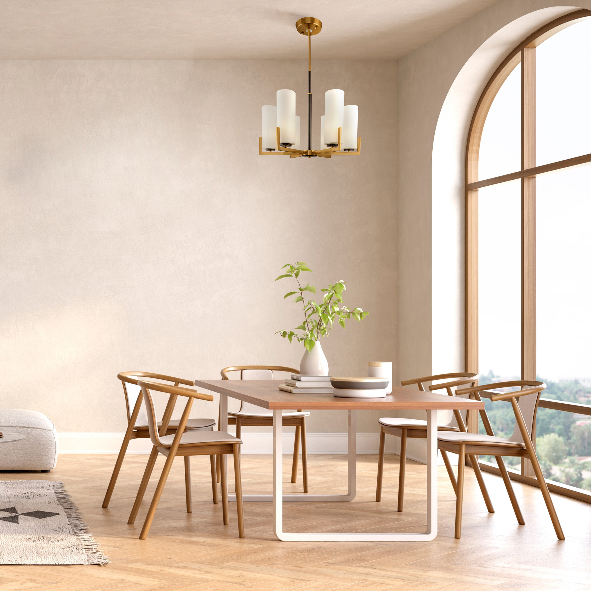 картинка Подвесная люстра Maytoni Fortano MOD089PL-06BS от магазина pro-decor.kz