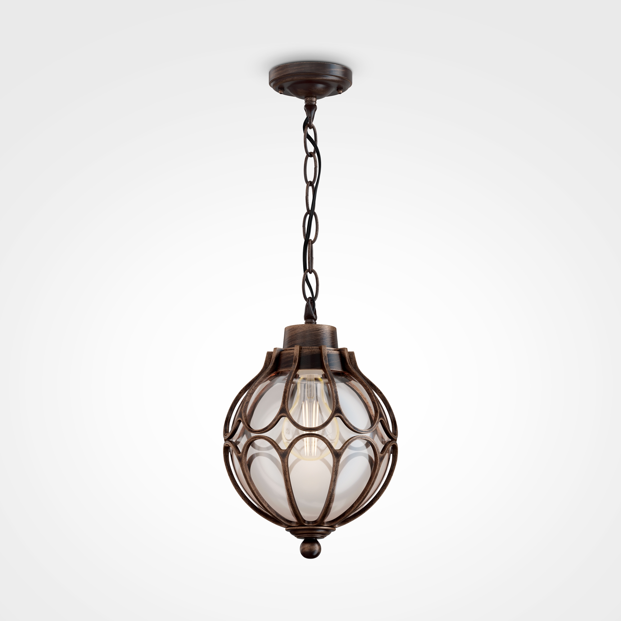 картинка Уличный подвесной светильник Maytoni Via O024PL-01G от магазина pro-decor.kz