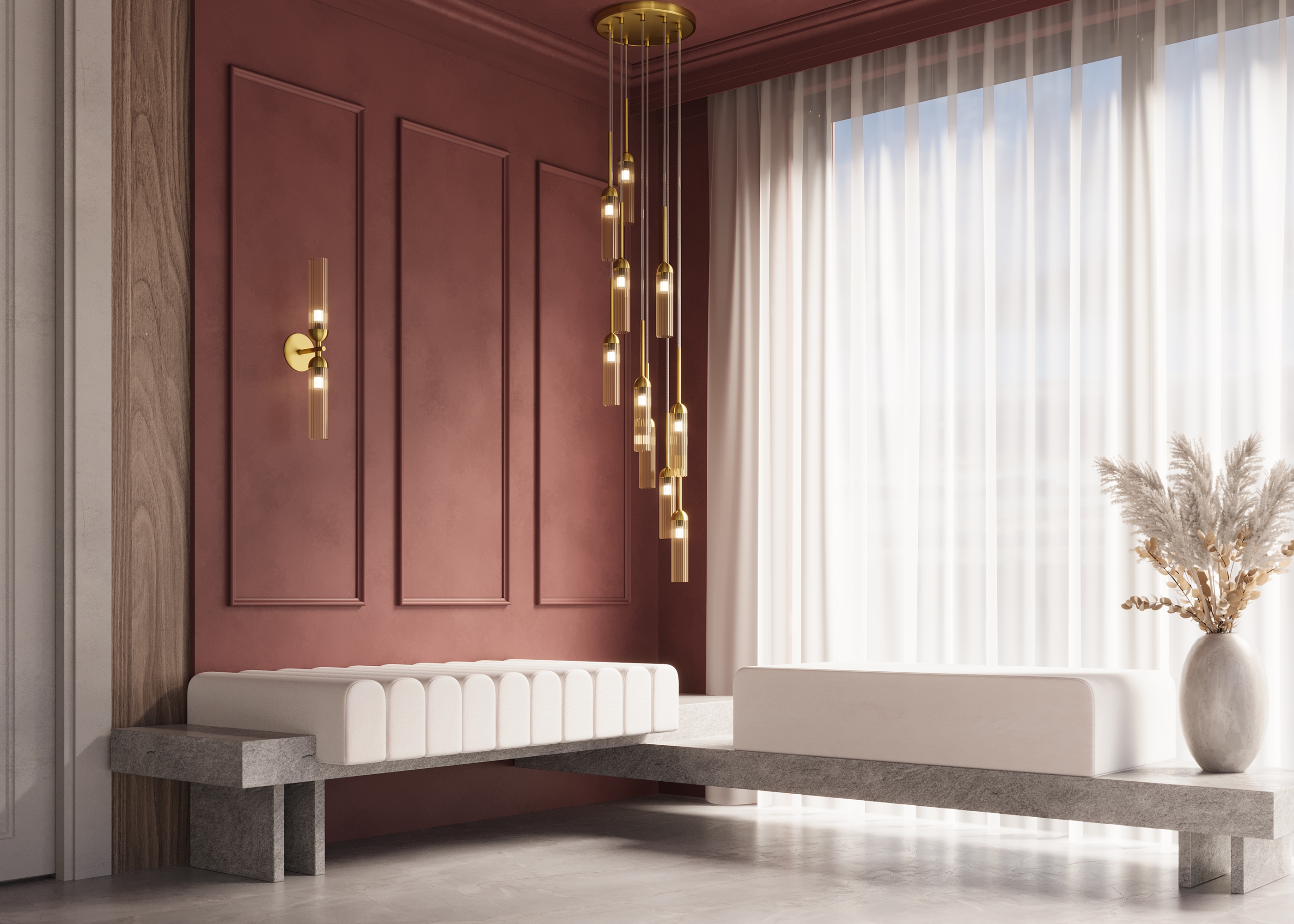 картинка Настенный светильник (бра) Freya FR5379WL-02G от магазина pro-decor.kz