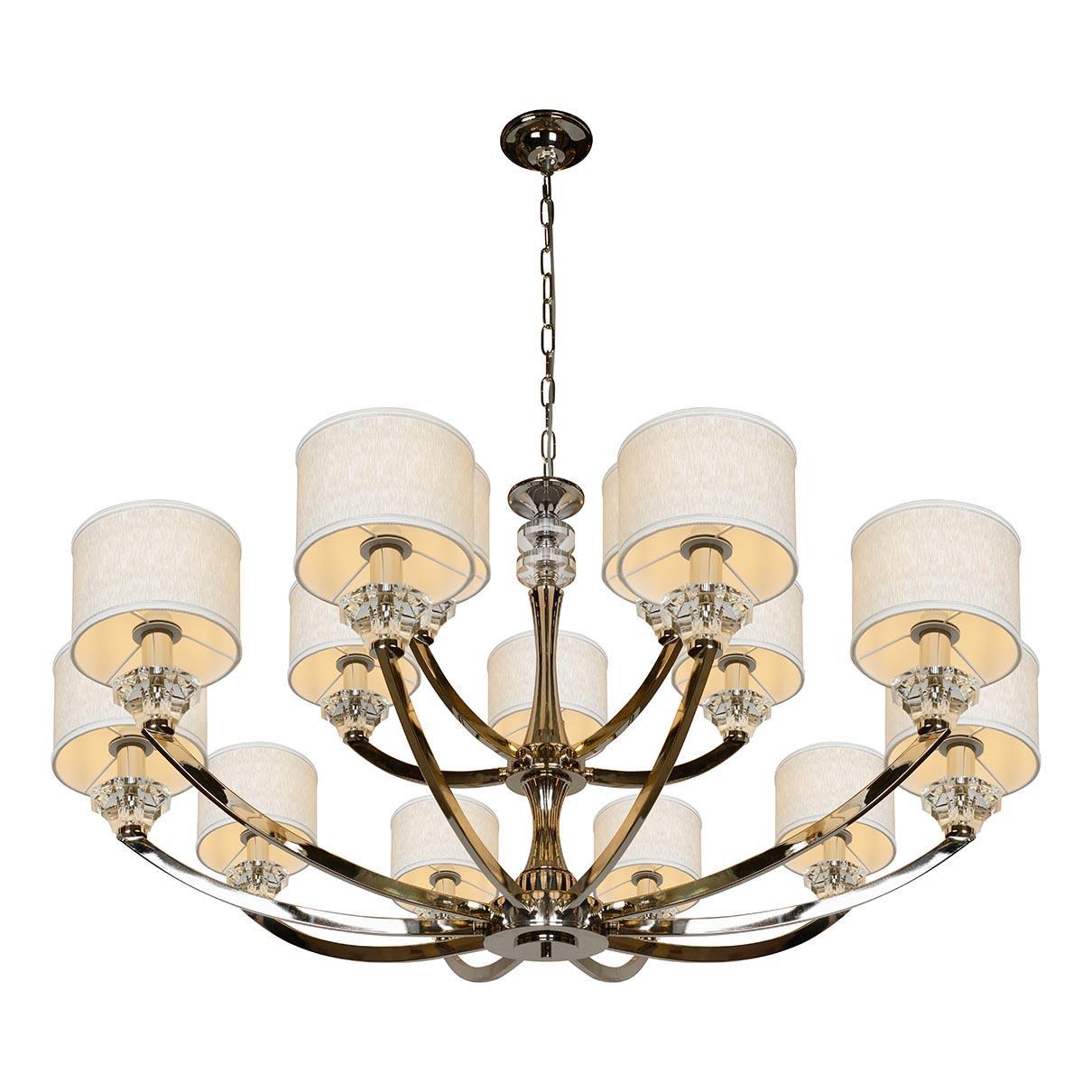 картинка Подвесная люстра iLamp Oxford 85175/10+5 CR от магазина pro-decor.kz