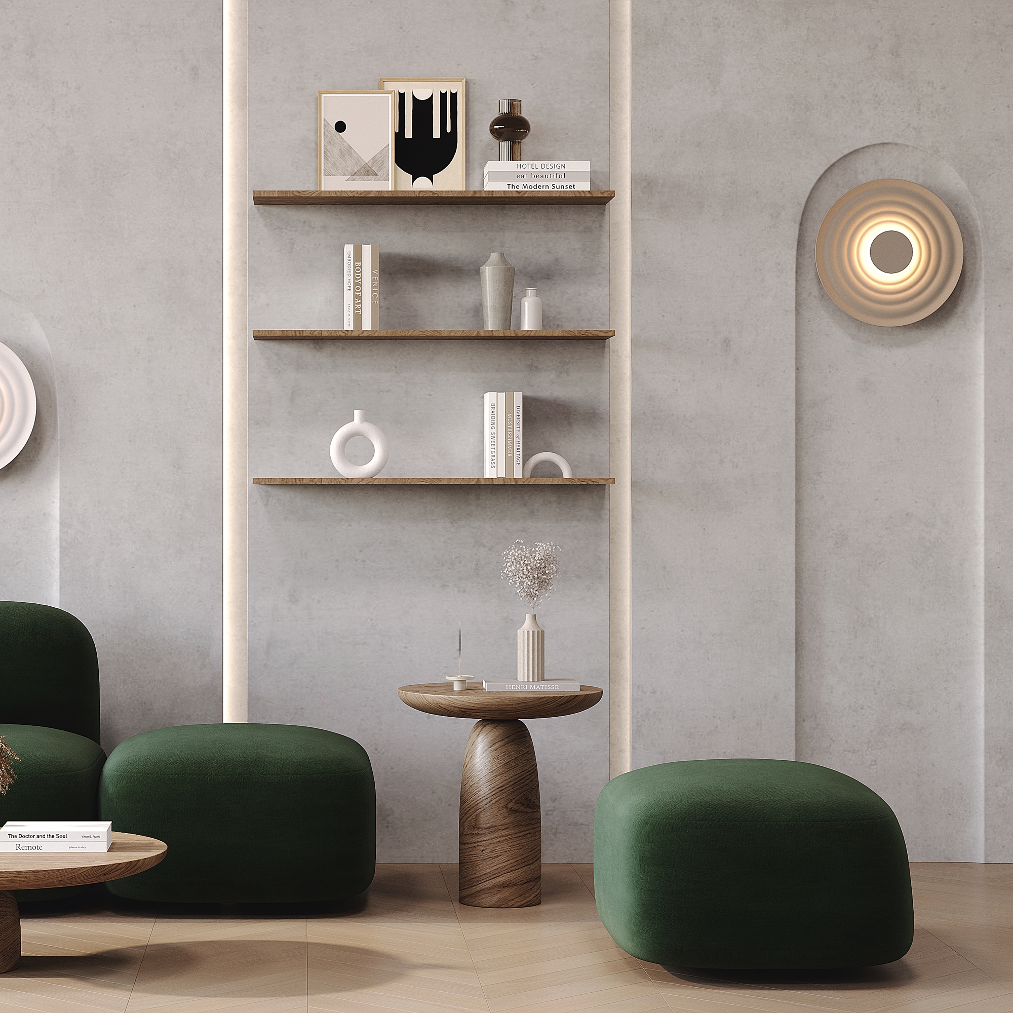 картинка Настенный светильник (бра) Maytoni MOD400WL-L5GR3K от магазина pro-decor.kz