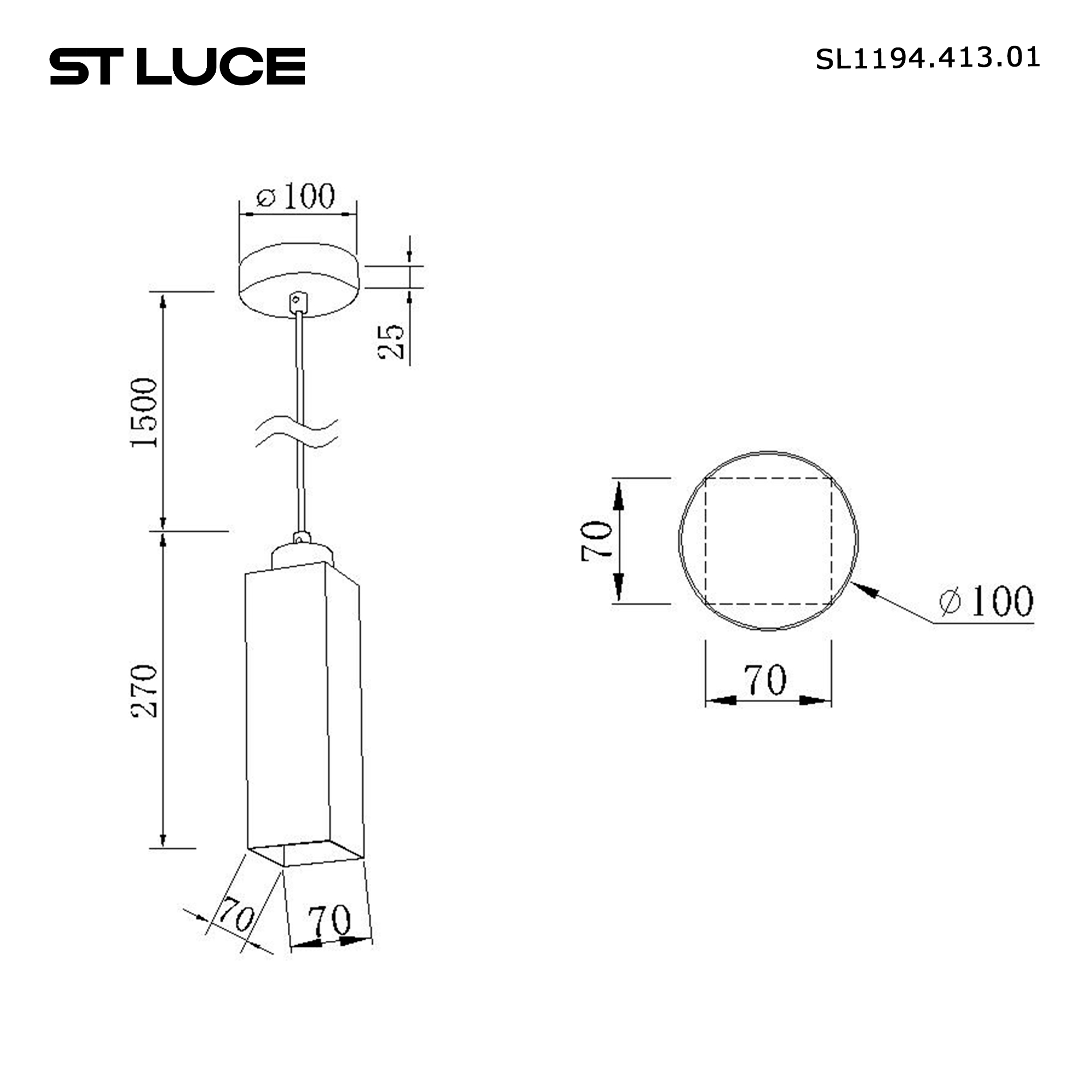 картинка SL1194.413.01 Светильник подвесной ST-Luce EARTHY от магазина pro-decor.kz