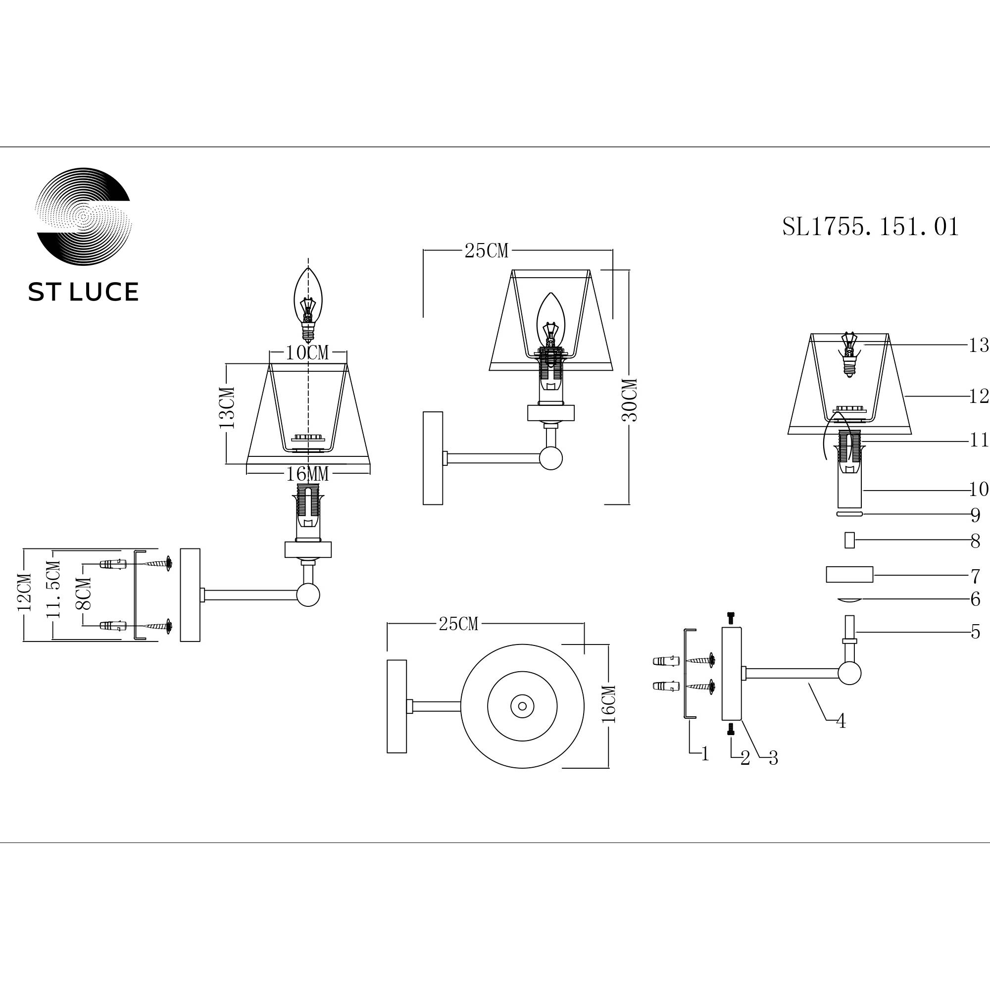 картинка Бра ST Luce Viore SL1755.151.01 от магазина pro-decor.kz