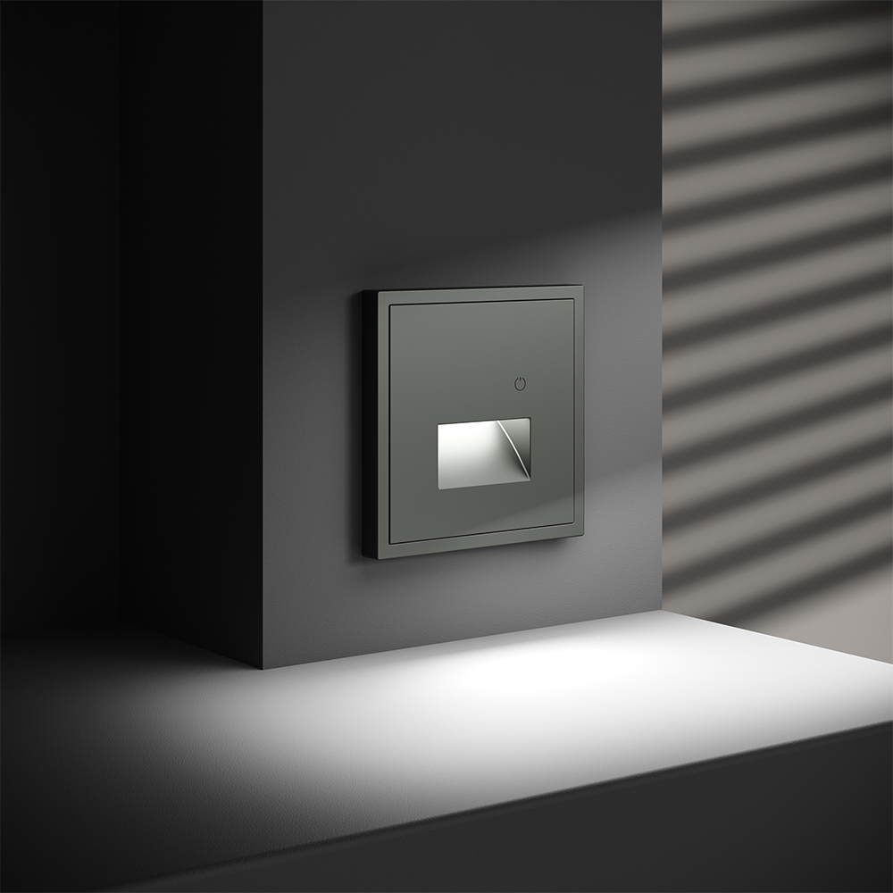 картинка Подсветка светодиодная встраиваемая VOLTUM S70 с датчиком, (титан) VLS070706 от магазина pro-decor.kz