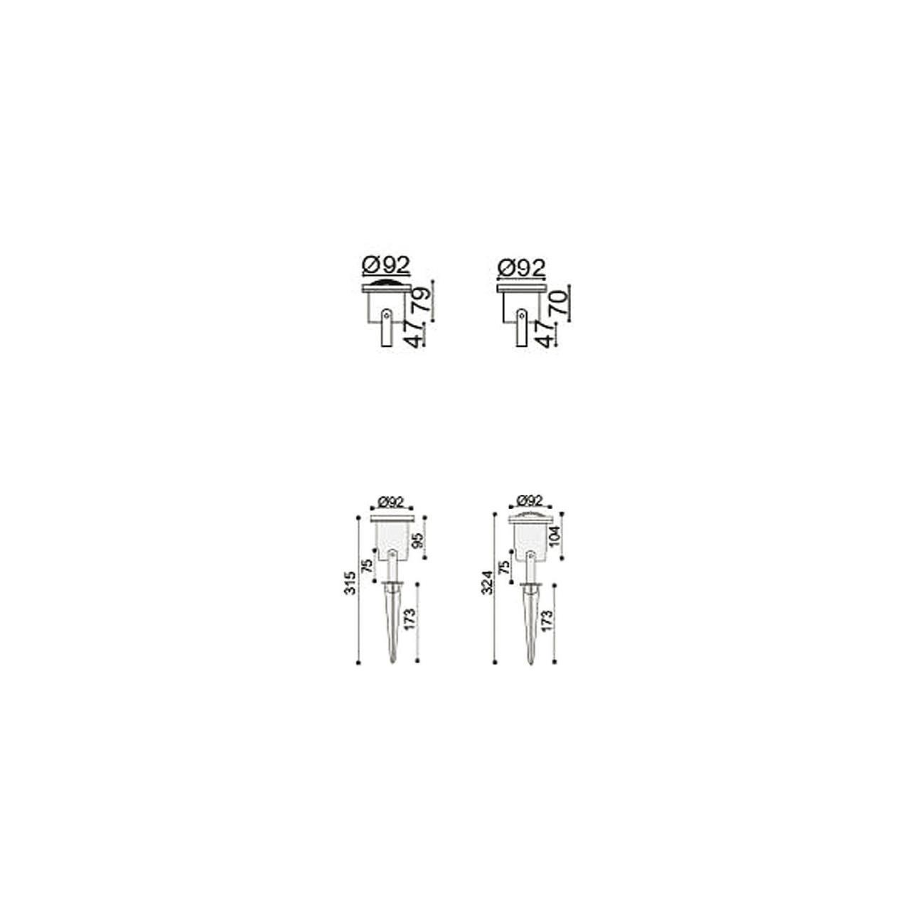 картинка Уличный светильник Favourite Relief 1832-1W от магазина pro-decor.kz