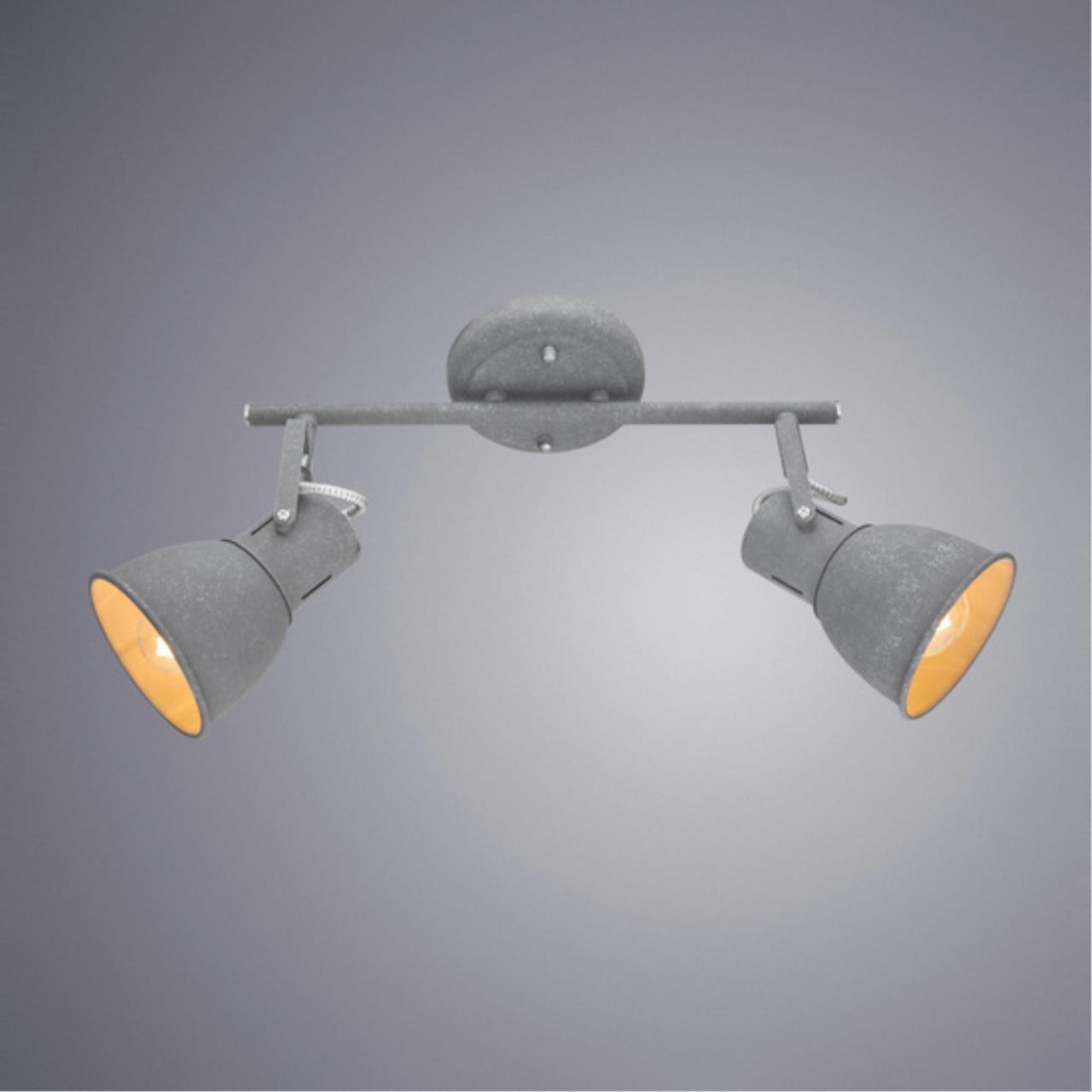 картинка Спот Arte Lamp A1677PL-2GY магазин pro-decor.kz являющийся официальным дистрибьютором в Казахстане картинка Спот Arte Lamp A1677PL-2GY от магазина pro-decor.kz