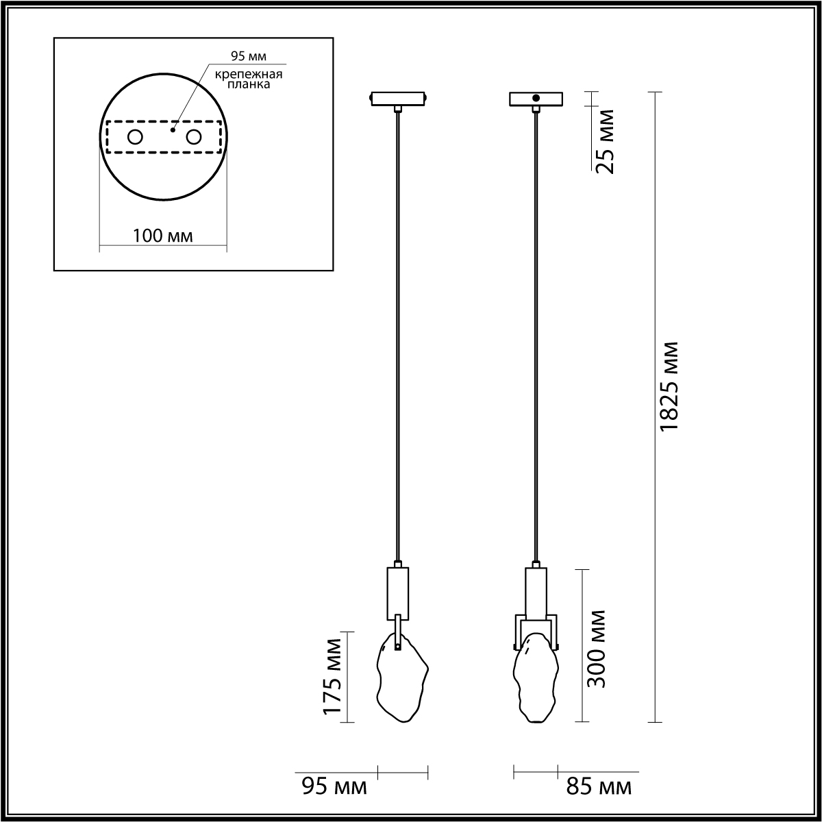 картинка 6696/5L Odeon Light Подвесной светильник LIA от магазина pro-decor.kz