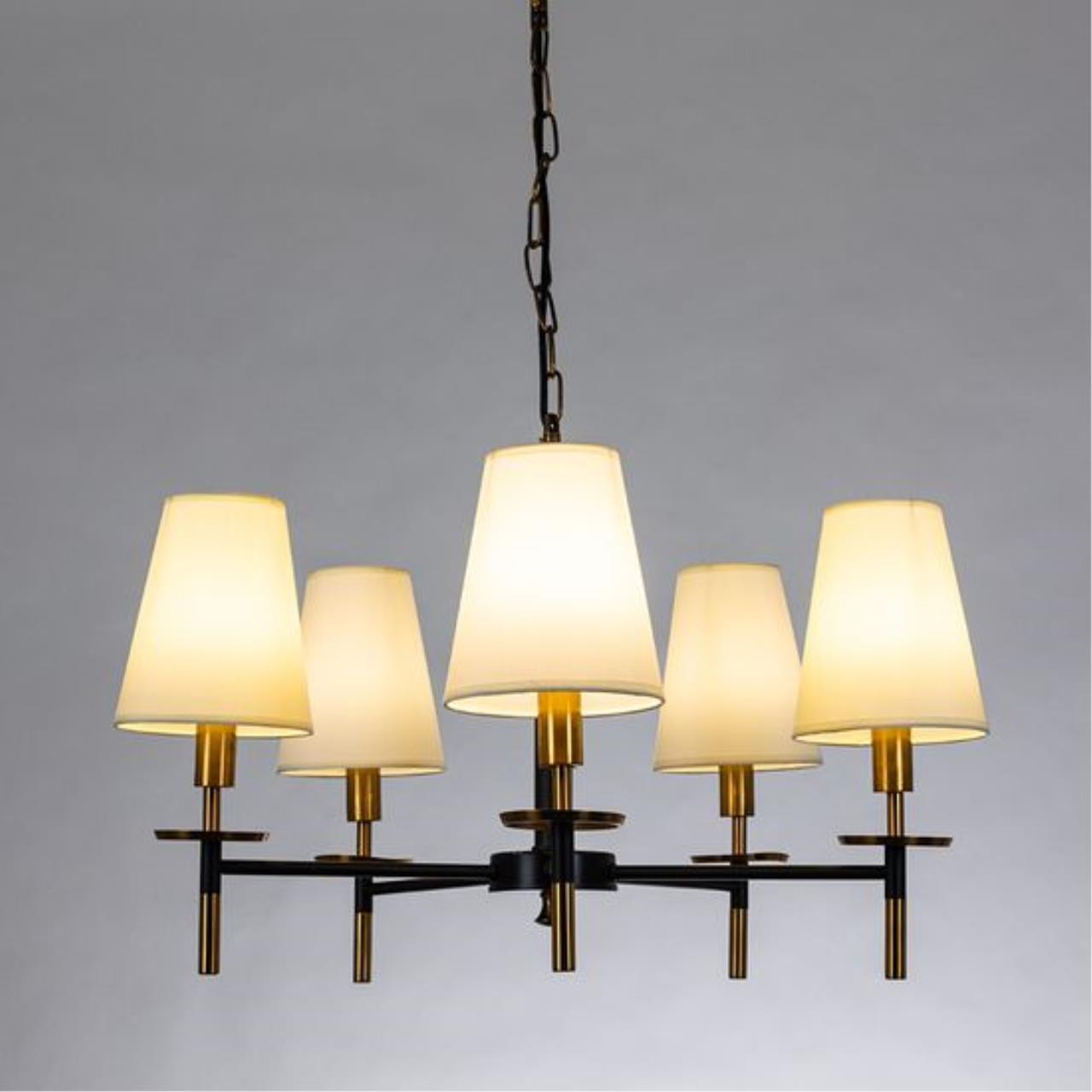 картинка Подвесная люстра Arte Lamp RICCARDO A4075LM-5BK магазин pro-decor.kz являющийся официальным дистрибьютором в Казахстане картинка Подвесная люстра Arte Lamp RICCARDO A4075LM-5BK от магазина pro-decor.kz