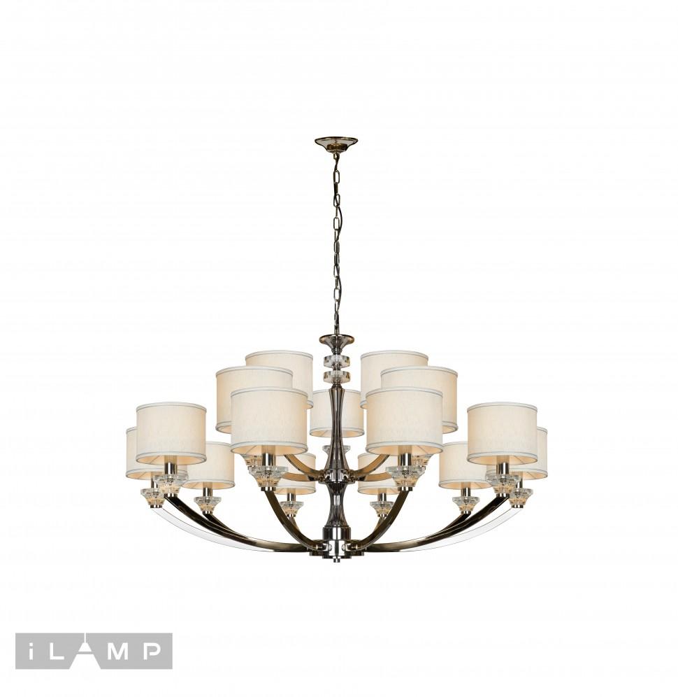 картинка Подвесная люстра iLamp Oxford 85175/10+5 CR от магазина pro-decor.kz