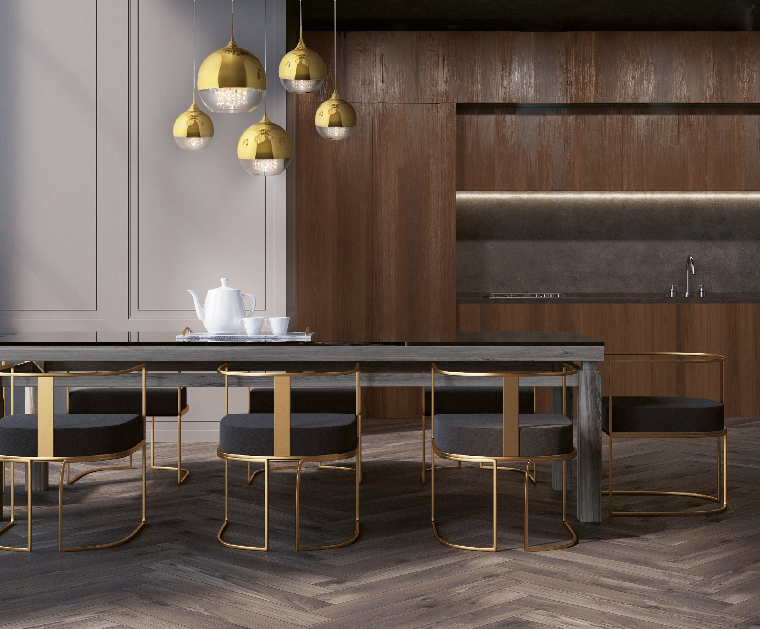 картинка Подвесная люстра Maytoni Fermi P140-PL-170-5-G магазин pro-decor.kz являющийся официальным дистрибьютором в Казахстане картинка Подвесная люстра Maytoni Fermi P140-PL-170-5-G от магазина pro-decor.kz
