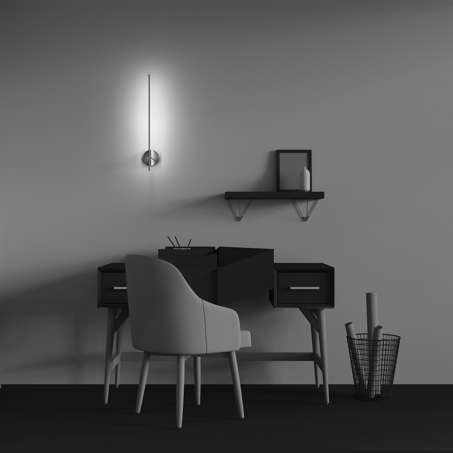 картинка Настенный светильник (бра) Technical C085WL-L7BS2.7K от магазина pro-decor.kz